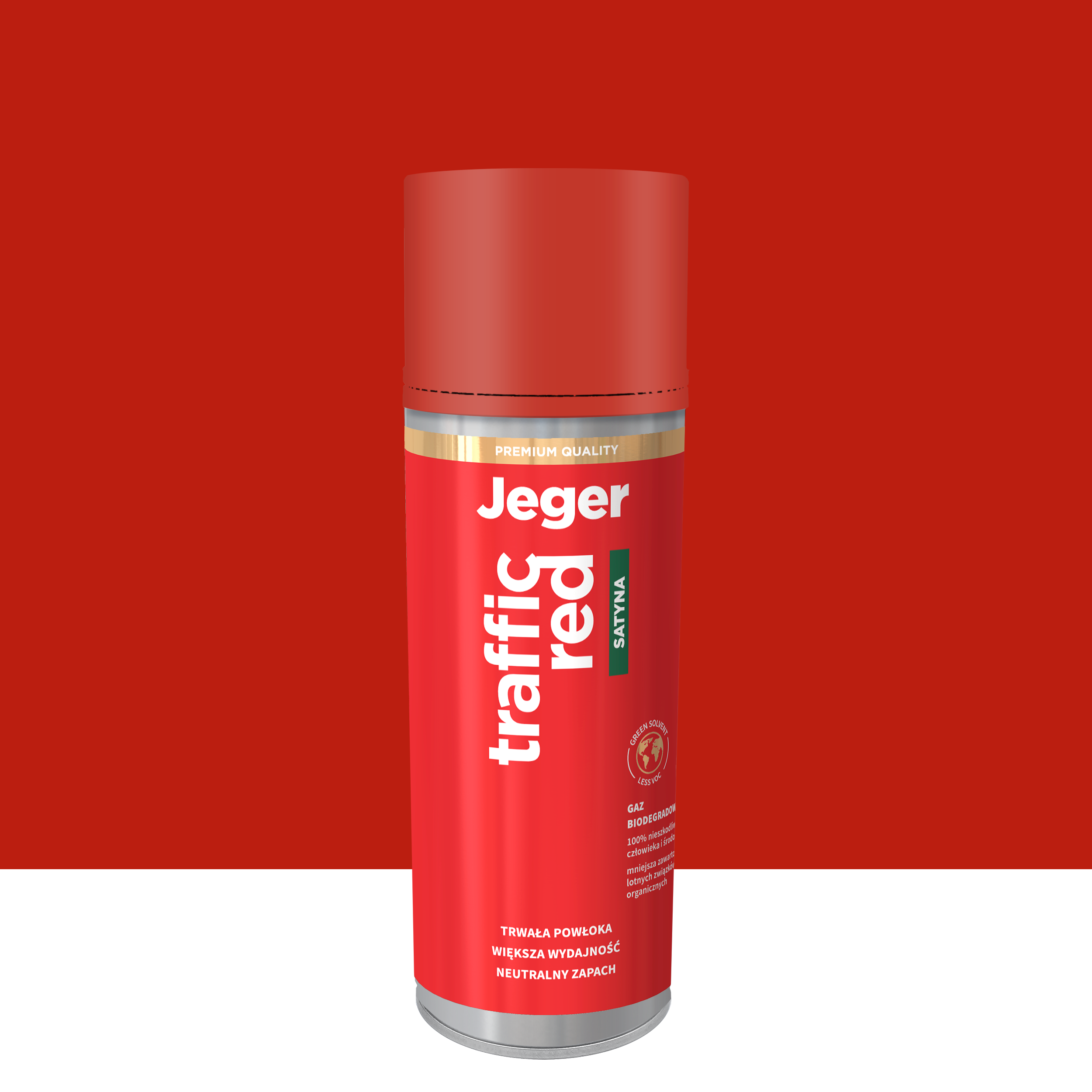 Spray 0.4 l czerwony satynowy Jeger
