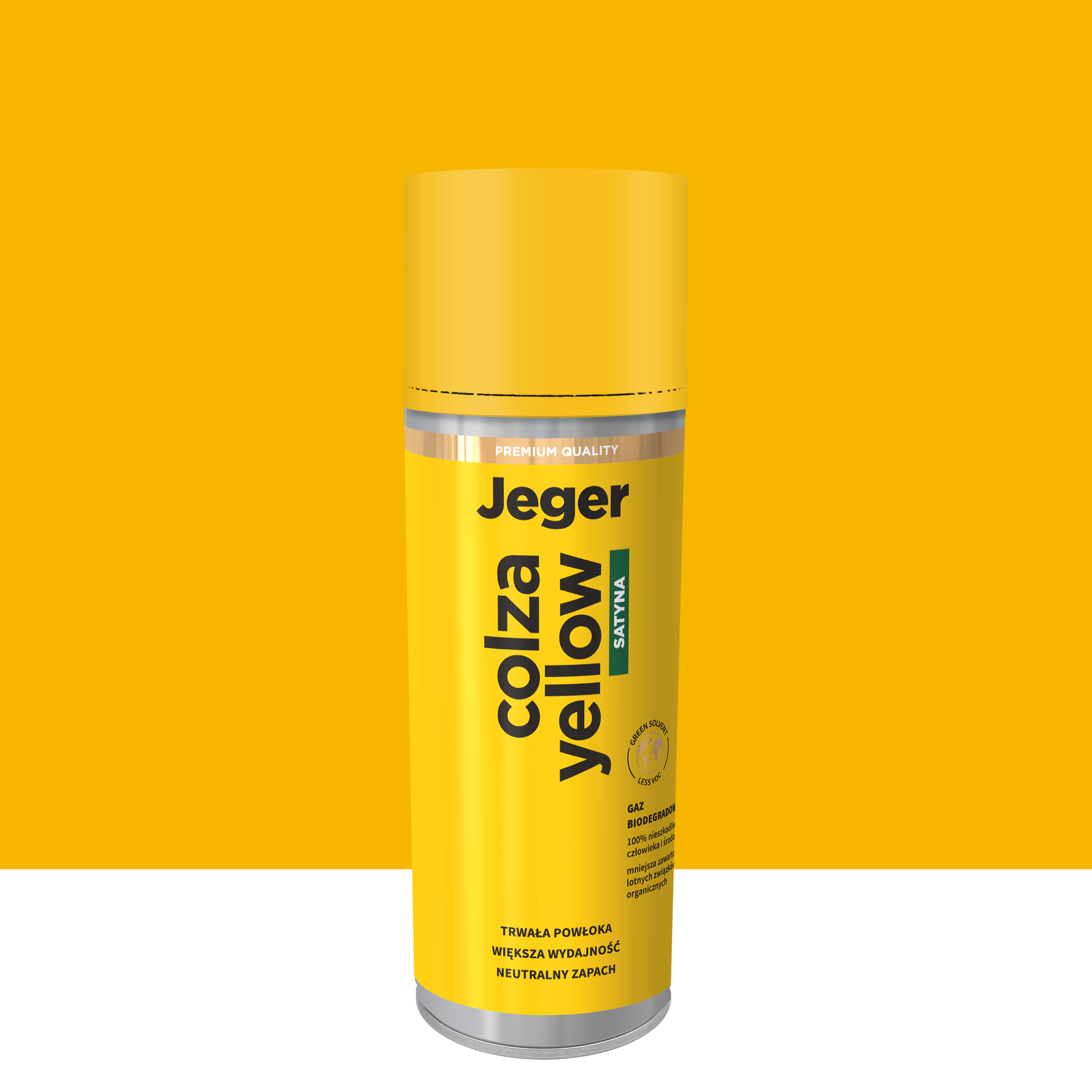 Spray 0.4 l żółty satynowy Jeger