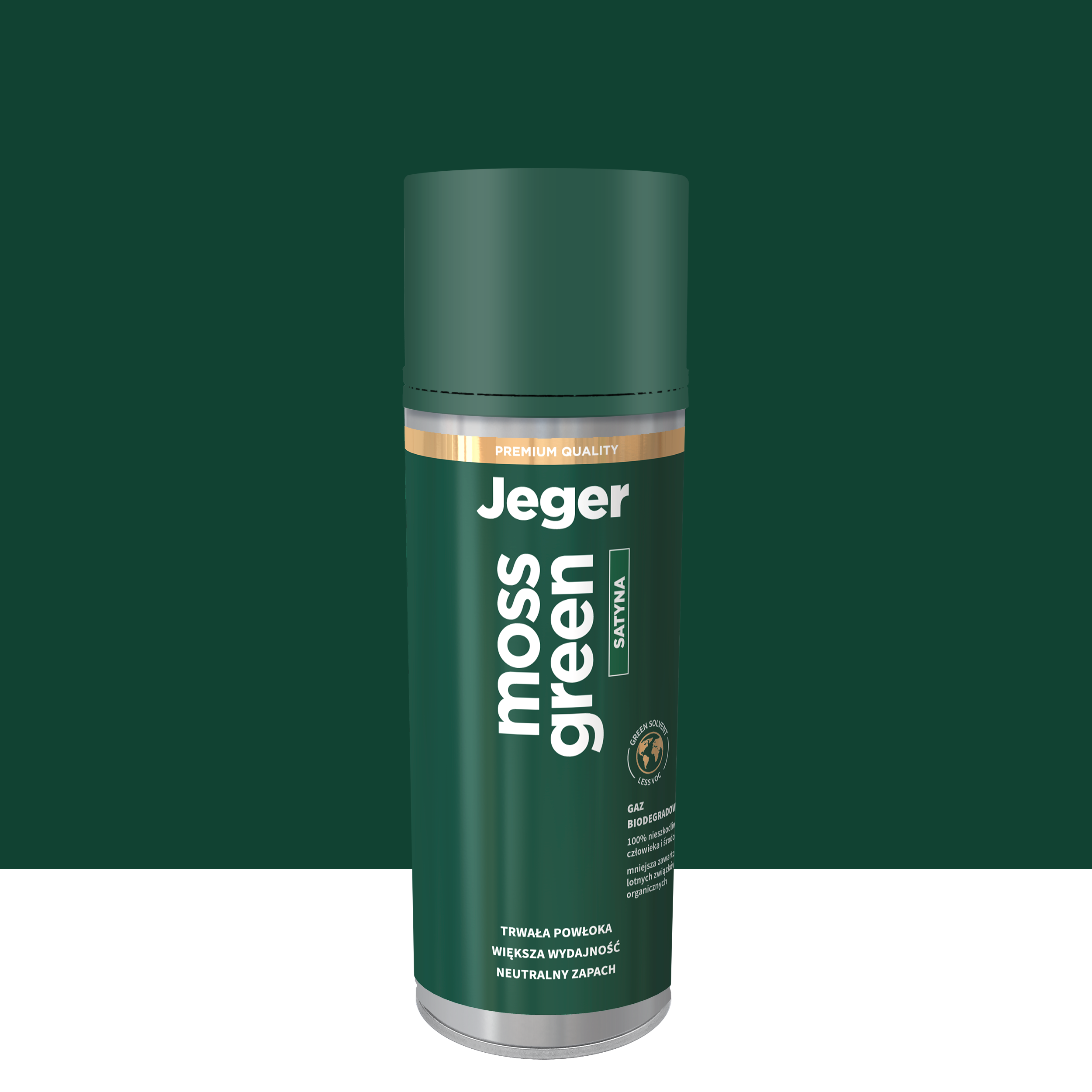 Spray 0.4 l zielony satynowy Jeger