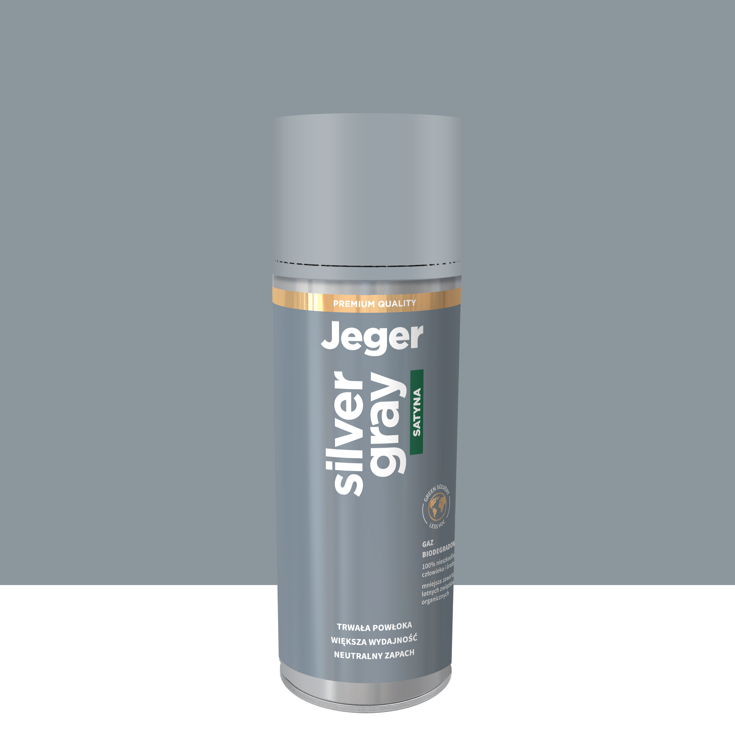 Spray 0.4 l srebrny satynowy Jeger