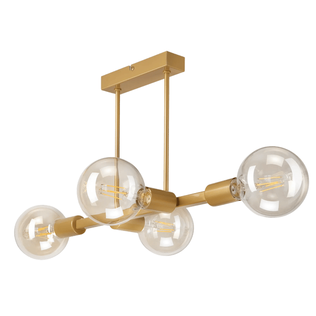 Lampa sufitowa Astrid złota 4 x E27 Lamkur