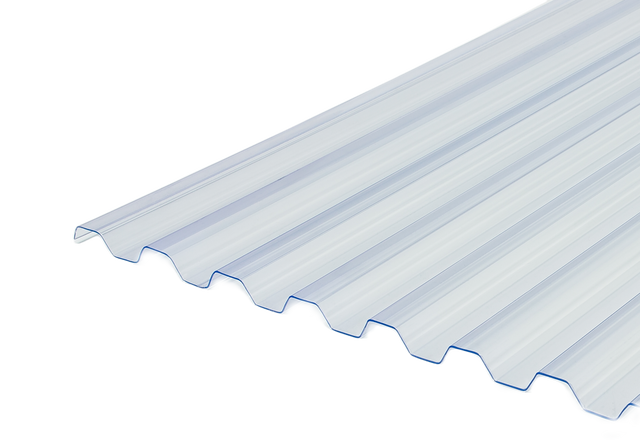 Płyta trapezowa PCV 250 x 90 cm przezroczysty Polyxo
