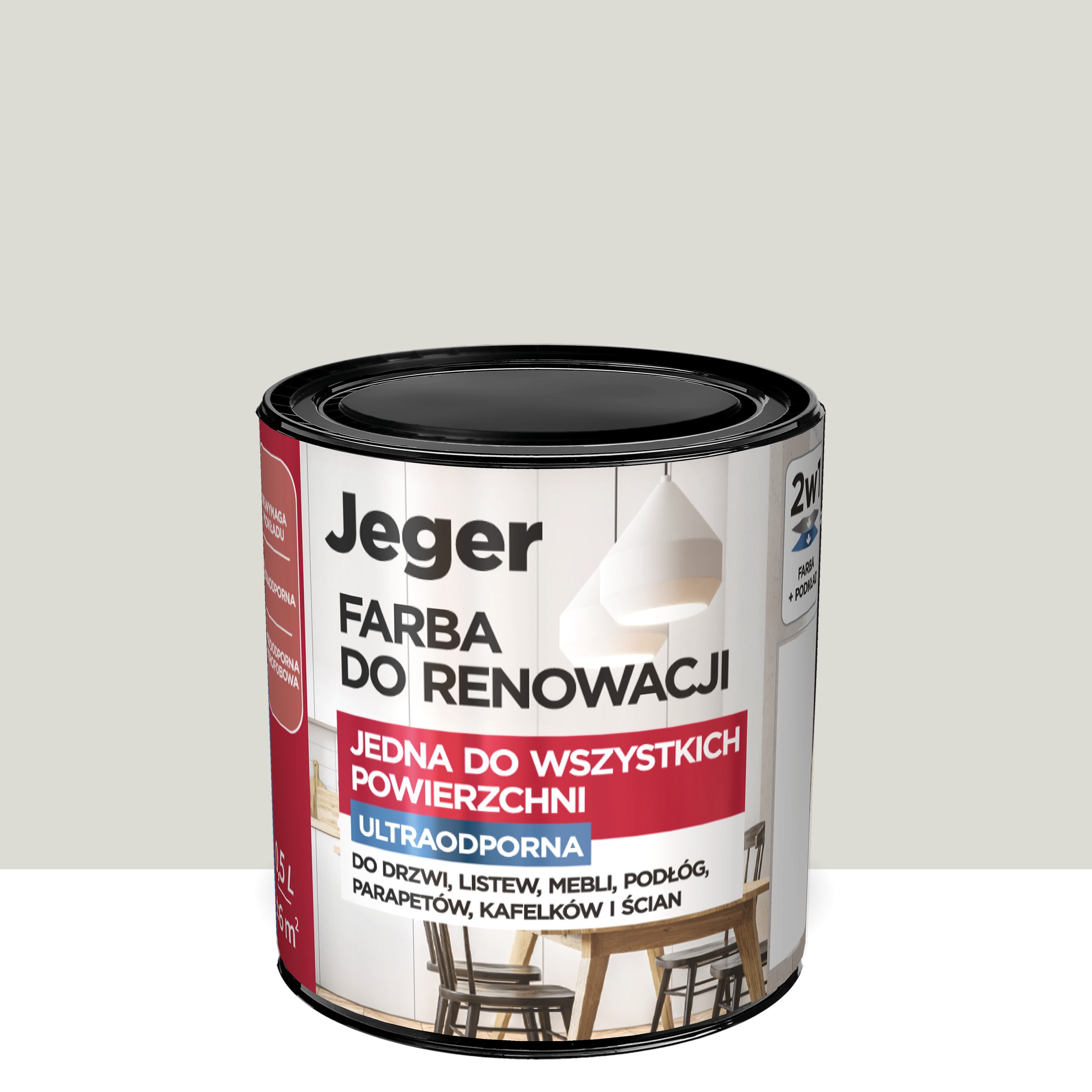 Farba do renowacji 0.5 l Delikatny platynowy JEGER