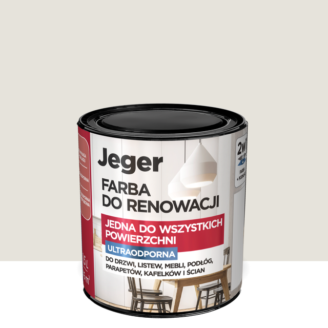 Farba do renowacji 0.5 l Przełamany szary JEGER