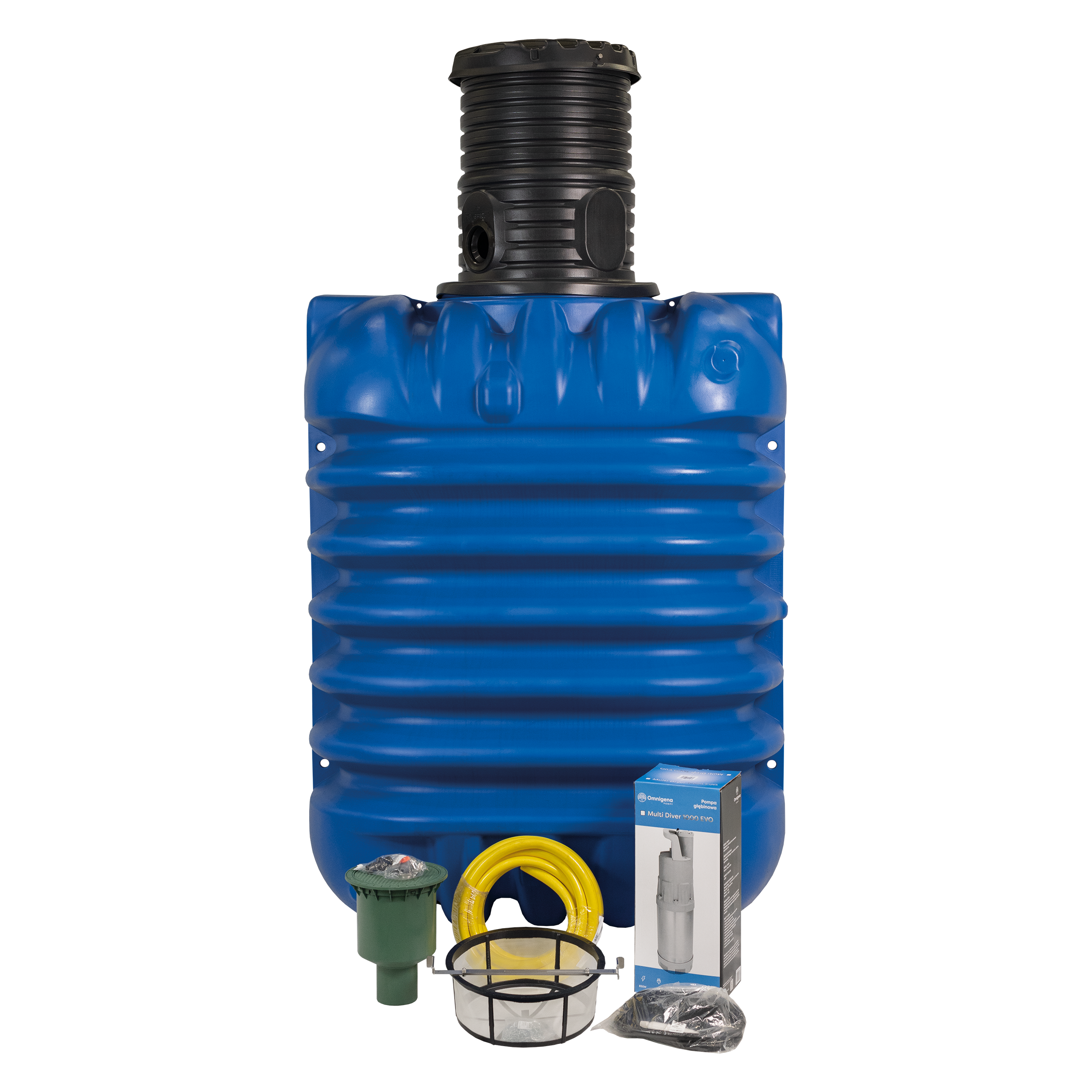 Zestaw zbiornik podziemny Modularis 2500l z pompą 4Rain