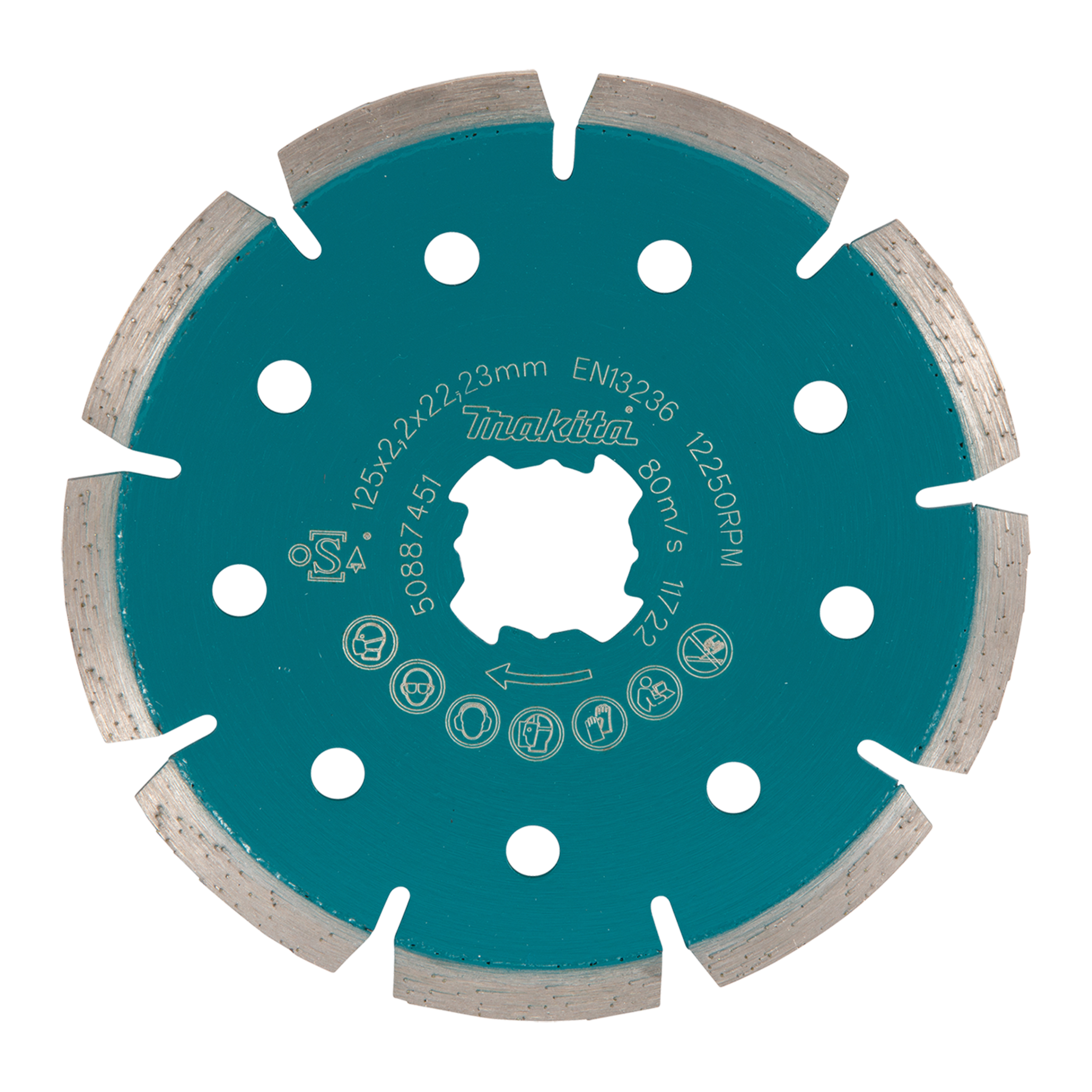 Tarcza diamentowa 125 mm E-02076 X-Lock MAKITA - 3