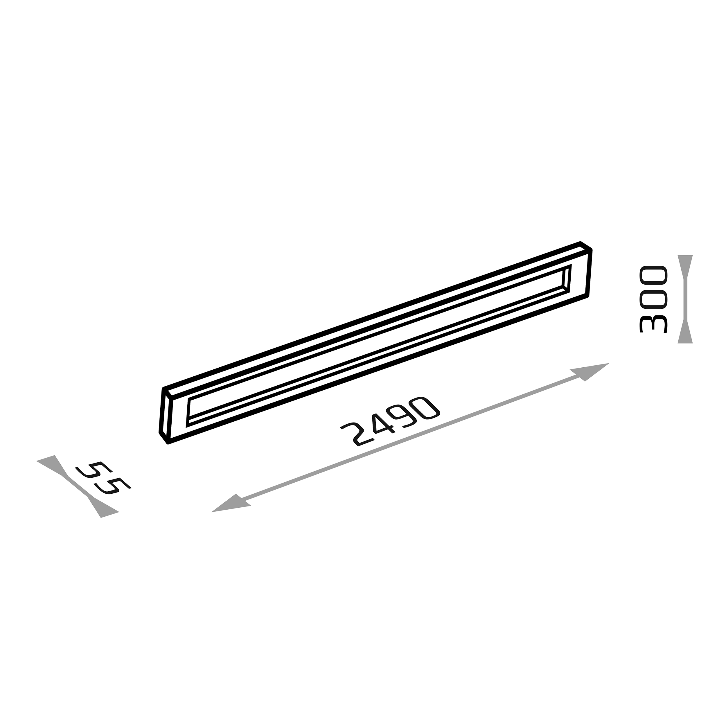 Podmurówka betonowa 249x30x5.5 cm Joniec - 4