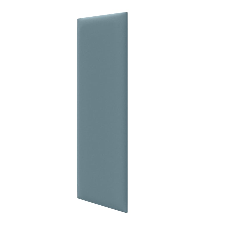 Panel ścienny tapicerowany prostokąt 90x30 cm Smoke Blue Deco Academy