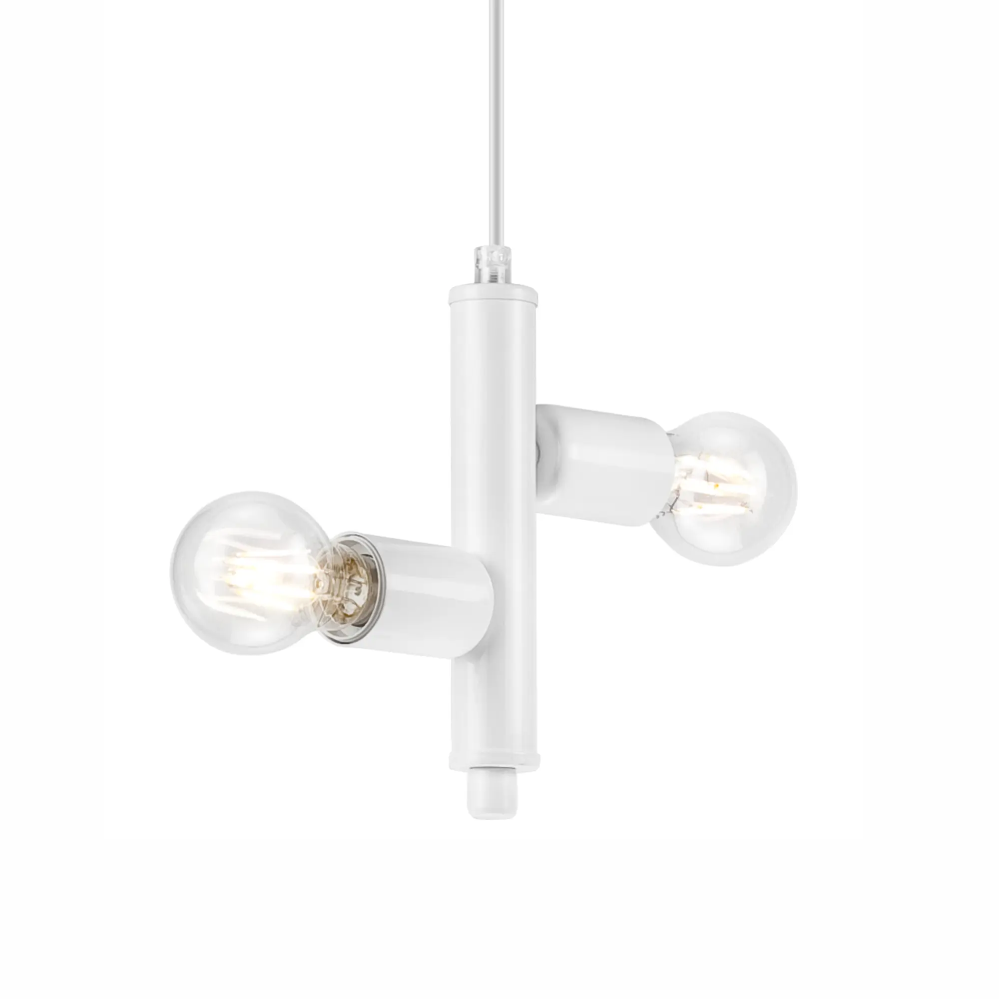 Lampa wisząca Lina biała 2 x E27 Lamkur - 6
