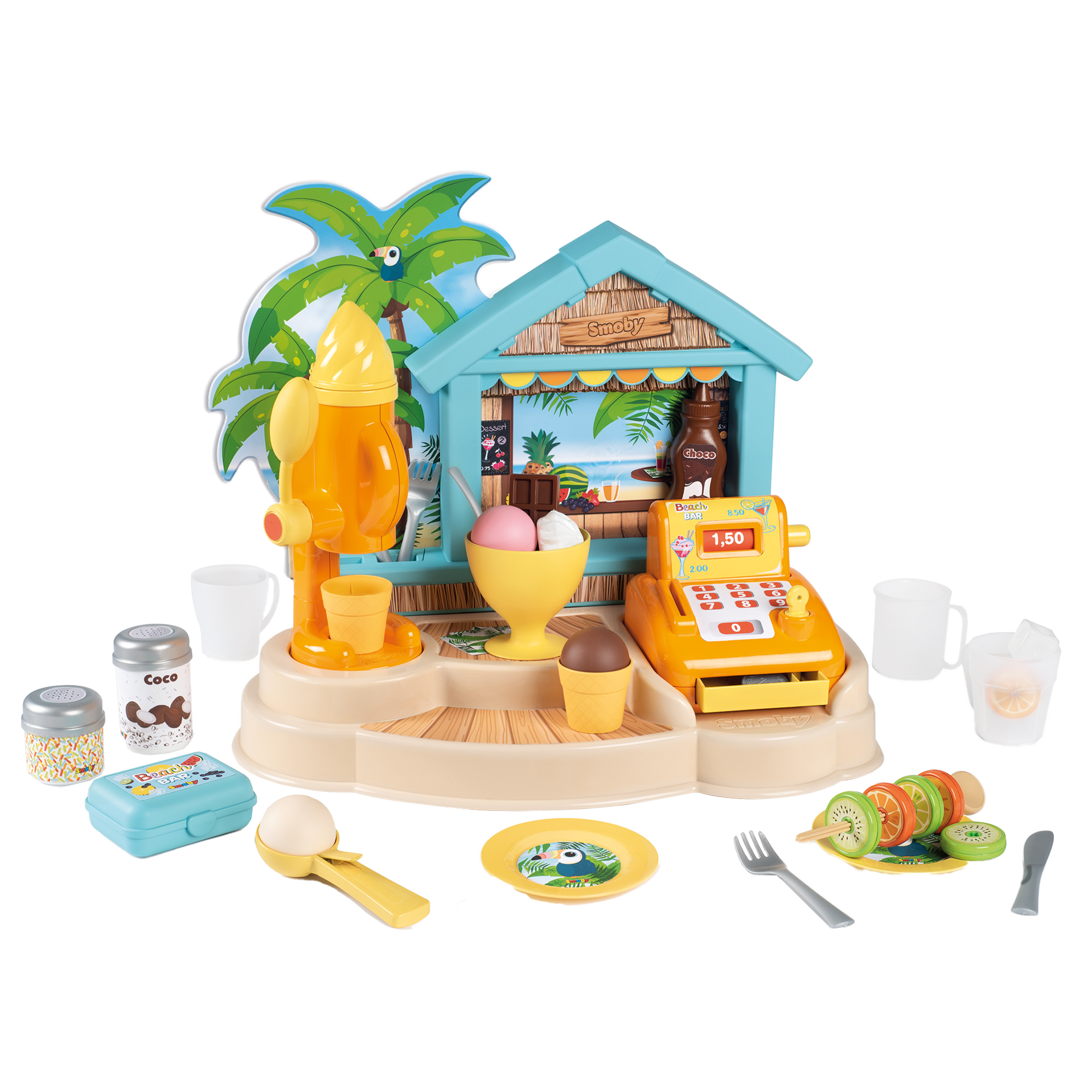 Bar plażowy dla dzieci 44,5x26,6x35 cm z akcesoriami Smoby