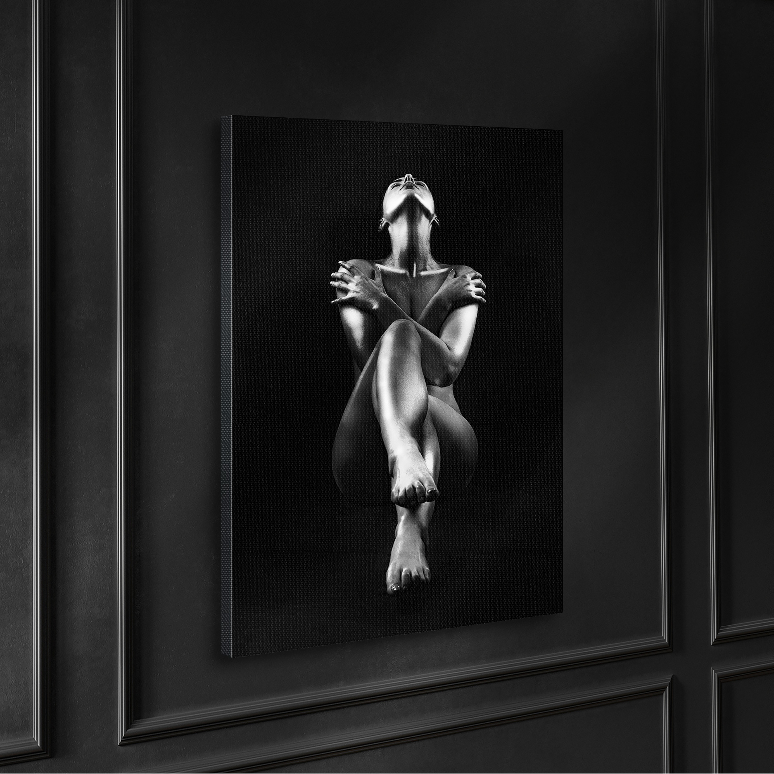 Kanwa Act Kobieta ST647 czarno-biały 70 x 100 cm - 2