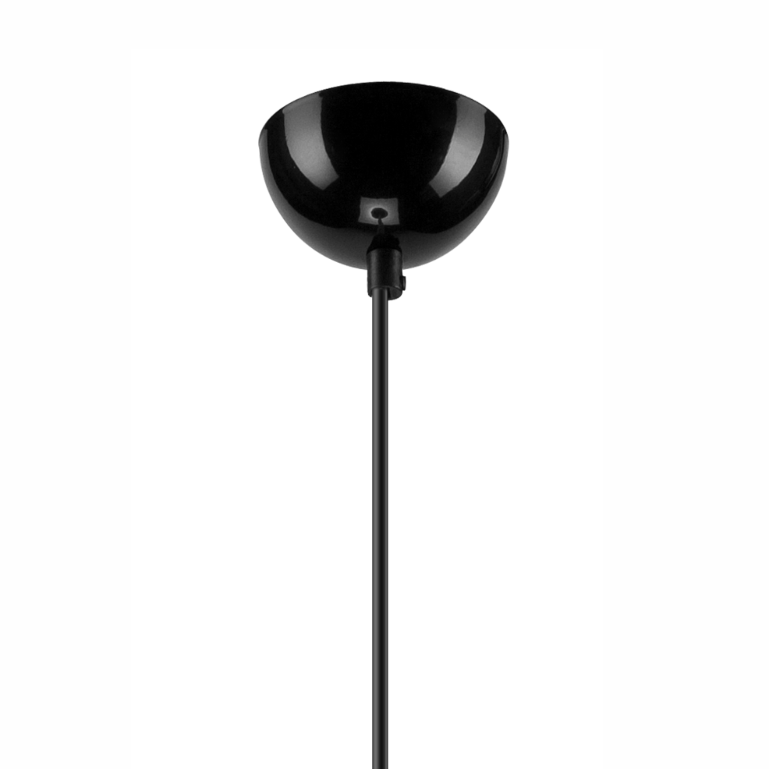 Lampa wisząca Lina czarna 2 x E27 Lamkur - 5