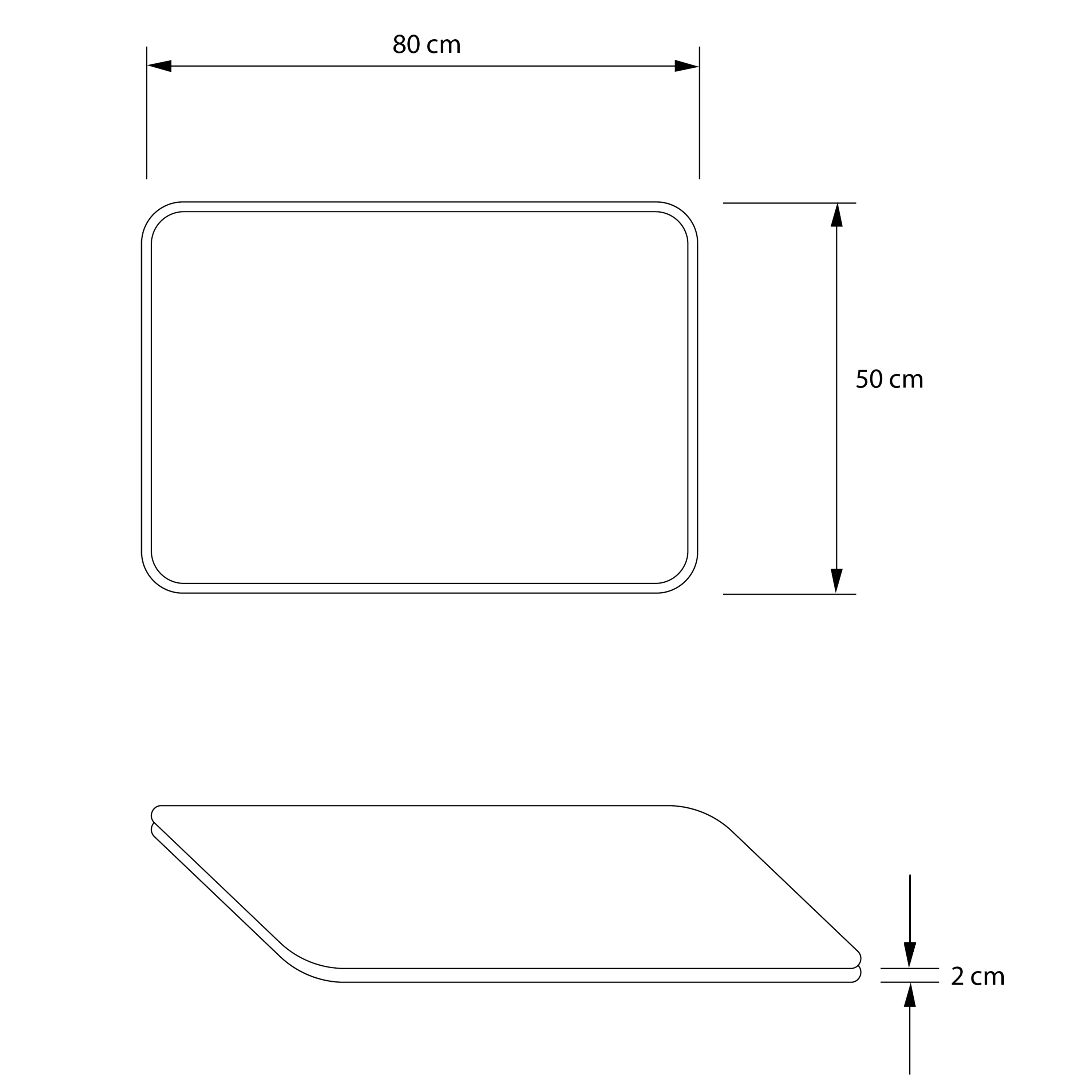 Dywanik łazienkowy Loft Czarny 50 x 80 Sepio - 3