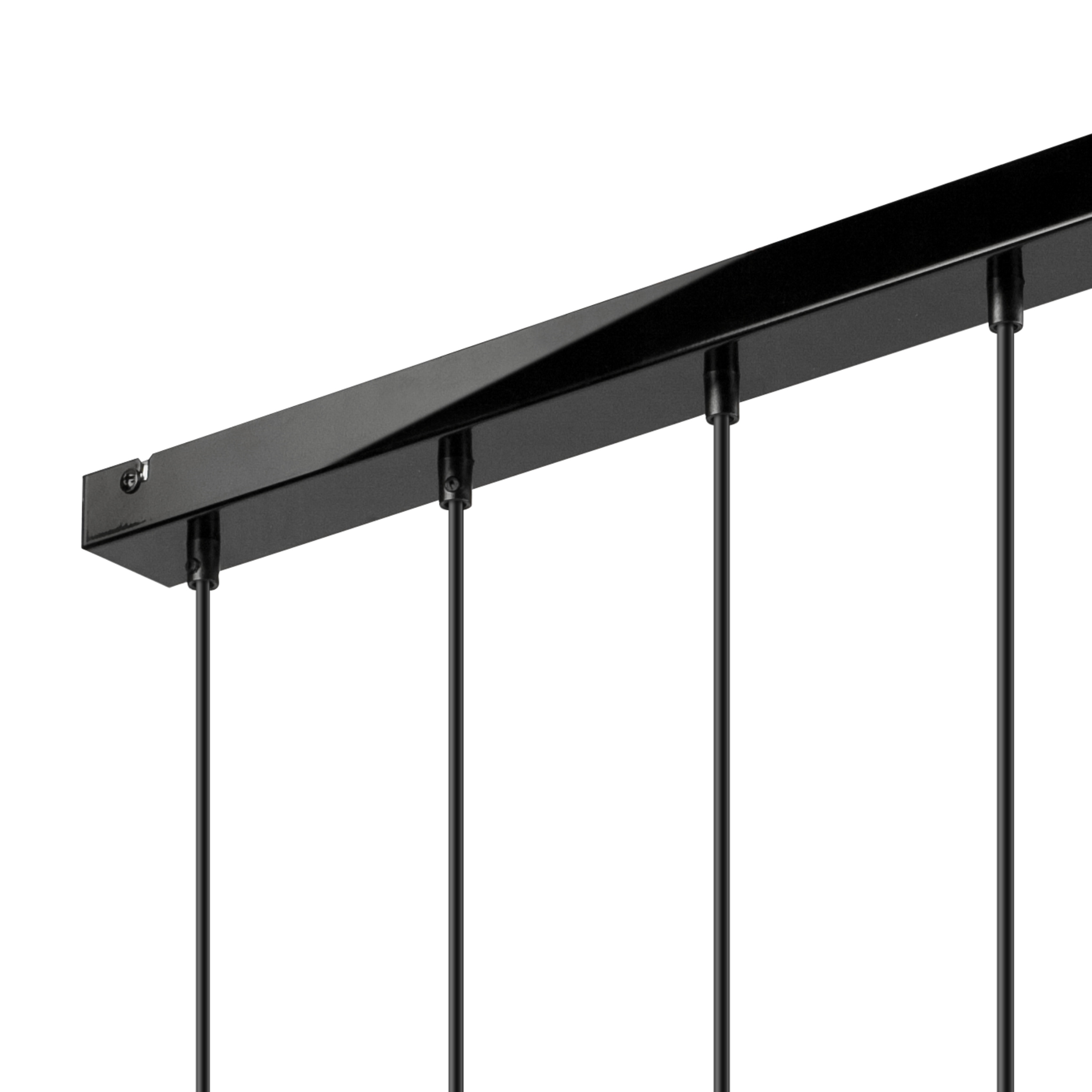 Lampa wisząca Simon czarna 5 x E27 Lamkur - 5