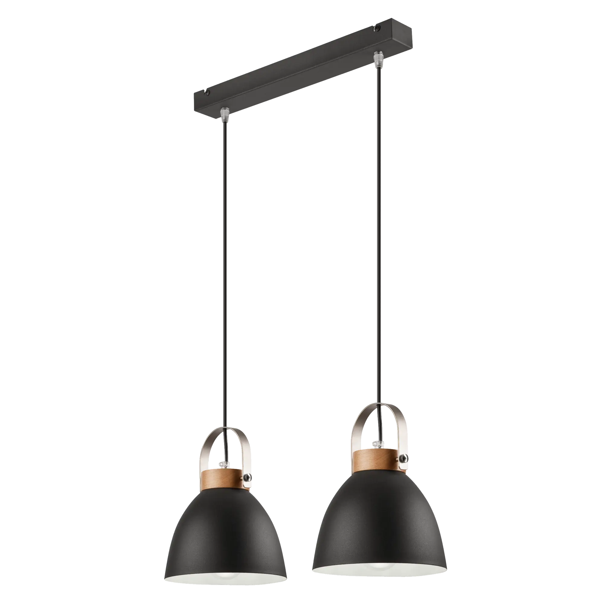 Lampa wisząca Danielle czarna 2 x E27 Lamkur