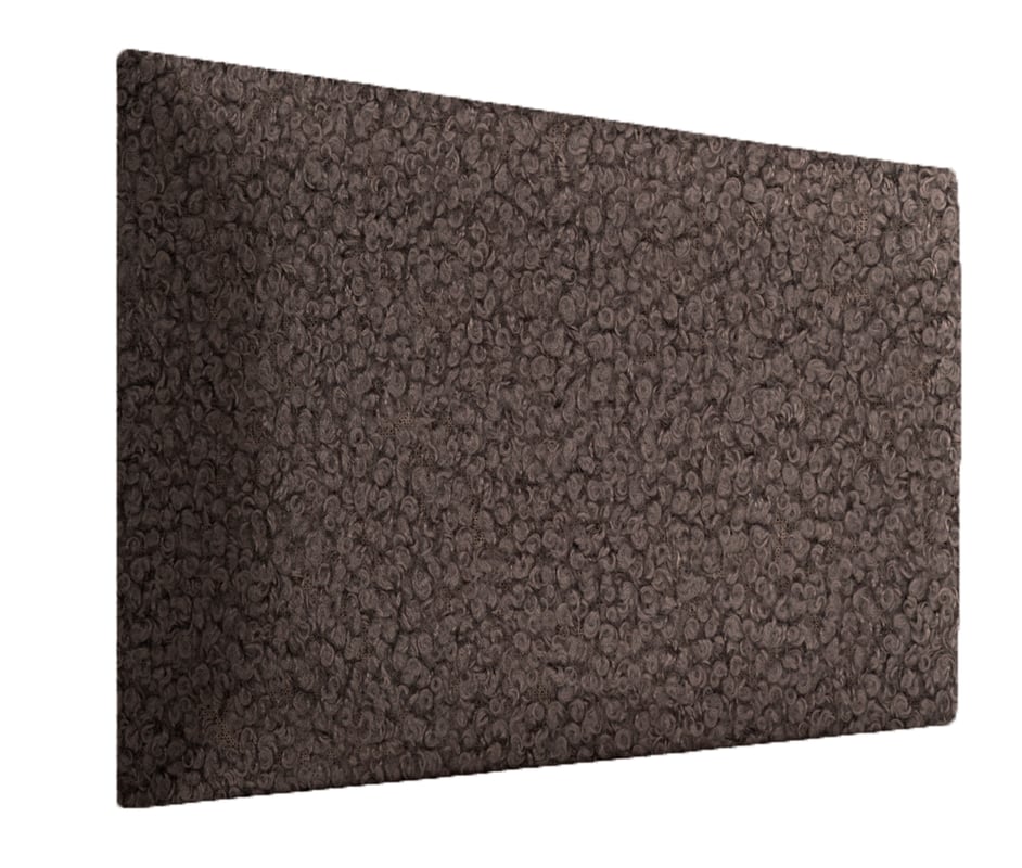 Panel ścienny tapicerowany prostokąt 60x30 cm szary Baranek Stelle
