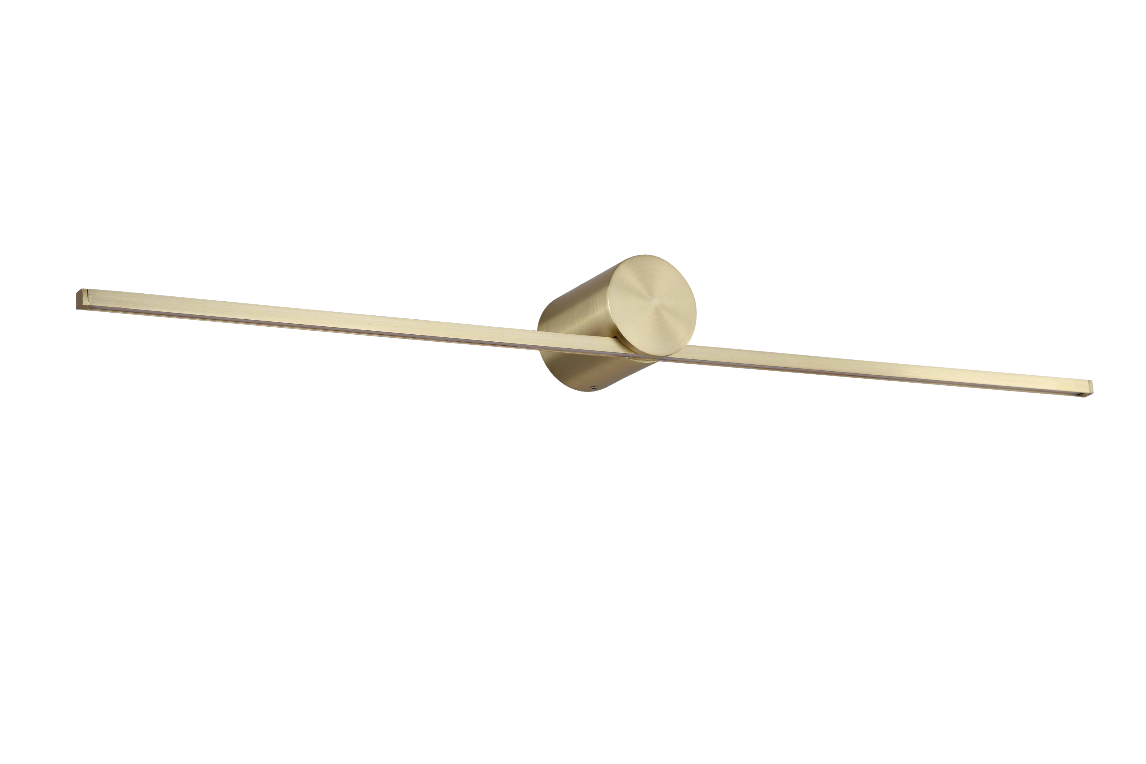 Kinkiet galeryjka Modern Slim 60 cm złoty 750 lm LED Light Prestige