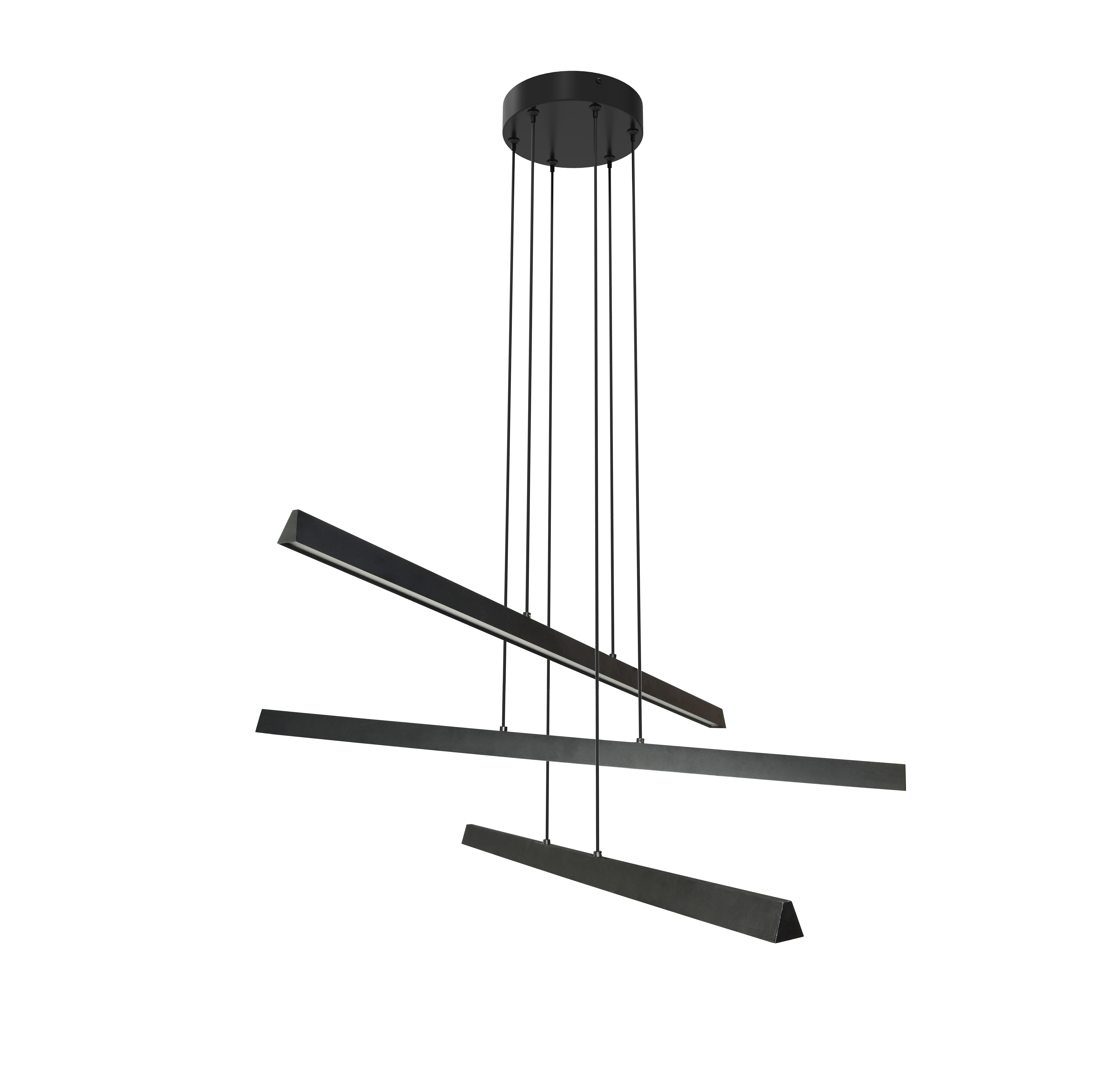 Lampa wisząca Finch czarna LED Inspire - 2