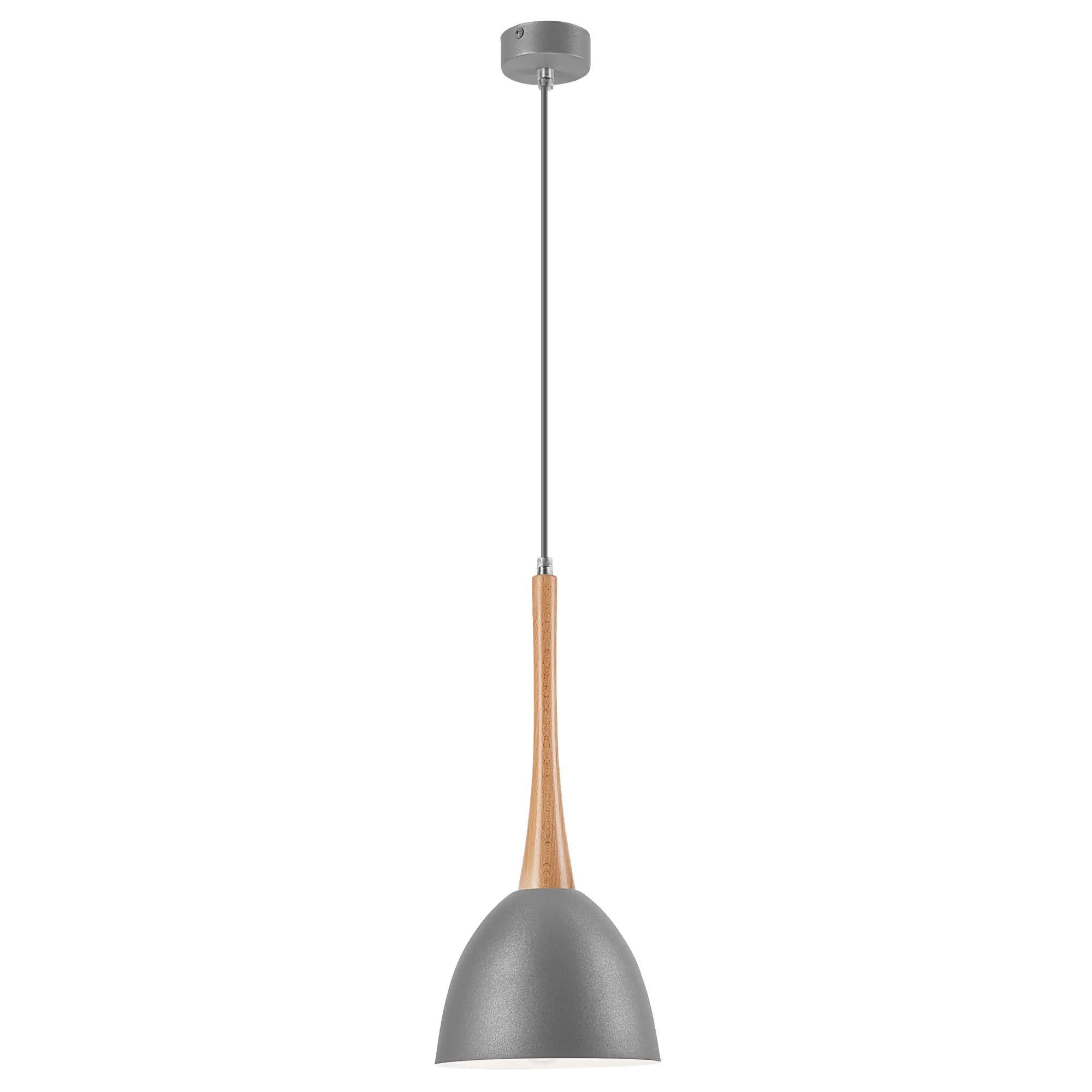 Lampa wisząca srebrny E27 Lamkur