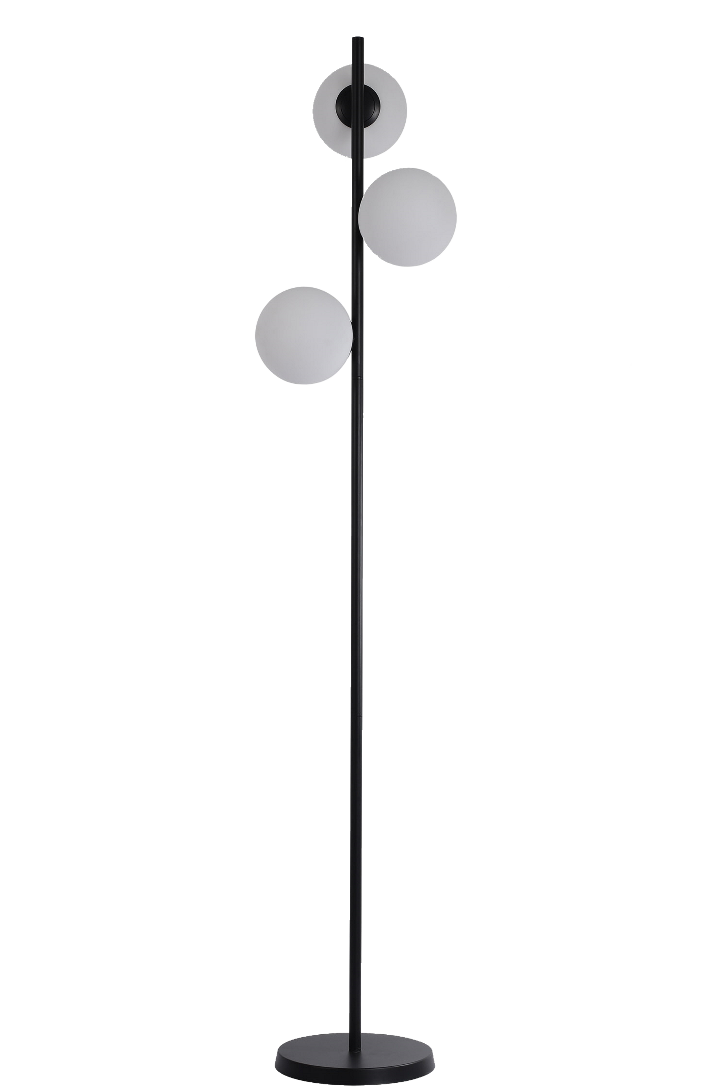 Lampa podłogowa Dorado czarna 3 x E14 Light Prestige