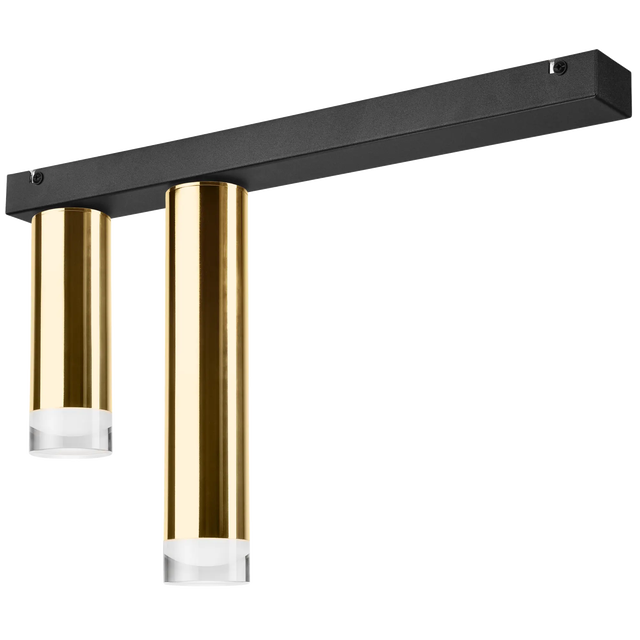 Lampa sufitowa Diego 2 x E27 złoty Lamkur