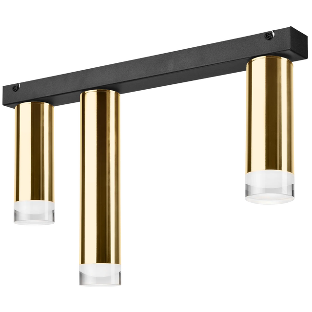 Lampa sufitowa Diego 3 x E27 złoty Lamkur