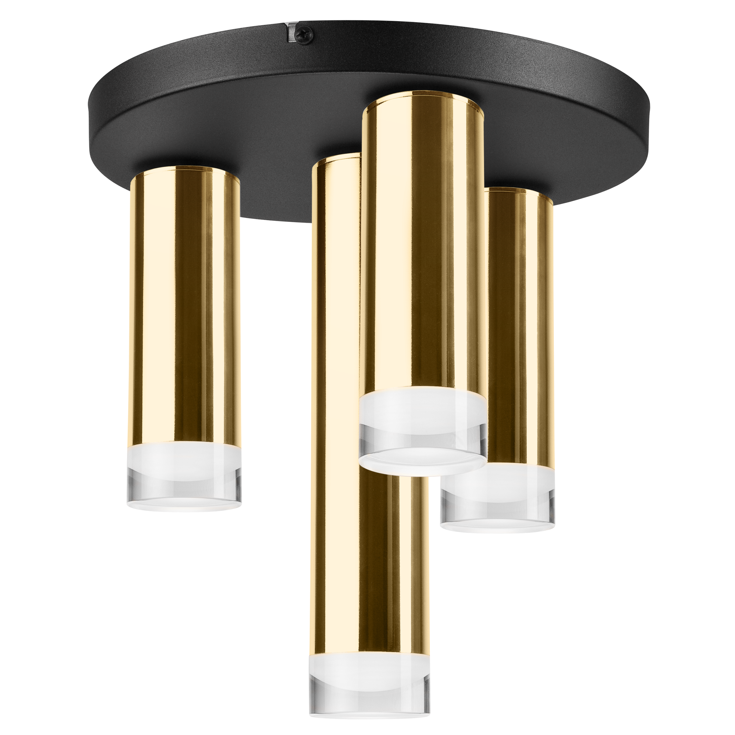 Lampa sufitowa Diego 4 x E27 złoty Lamkur