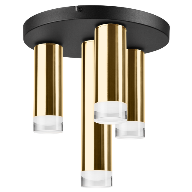 Lampa sufitowa Diego 4 x E27 złoty Lamkur