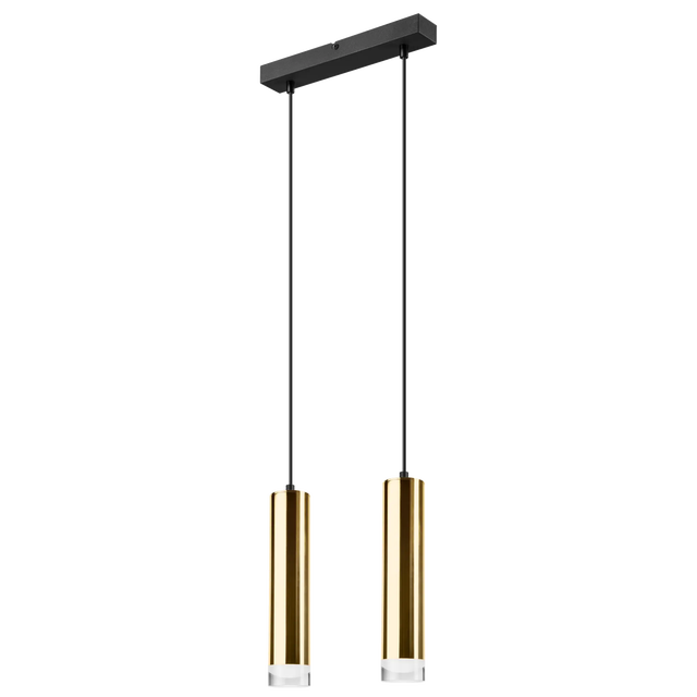 Żyrandol Diego 2 x E27 złoty Lamkur