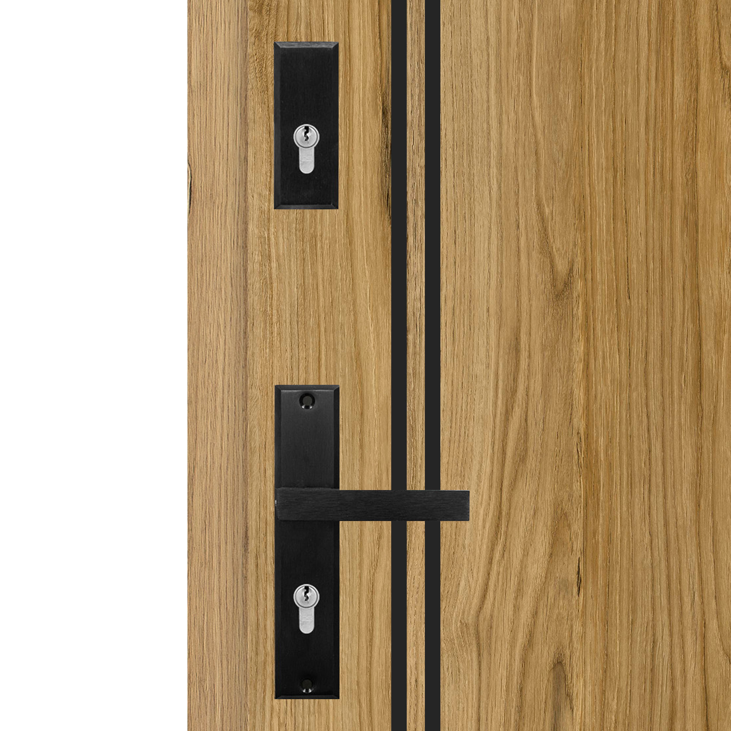 Drzwi wejściowe otwierane do wewnątrz Hermes Dąb Catania 80 Lewe Nawadoor - 7