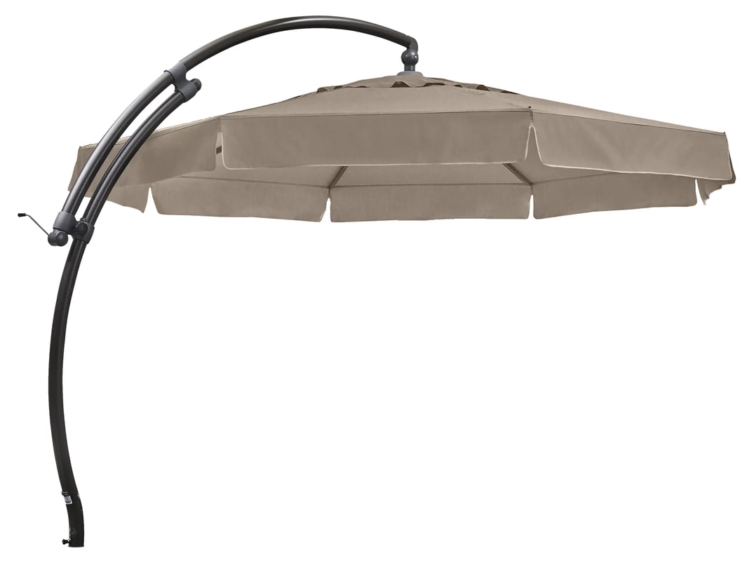 Parasol ogrodowy okrągły Easy Sun 350x305 cm beżowy Sun Garden