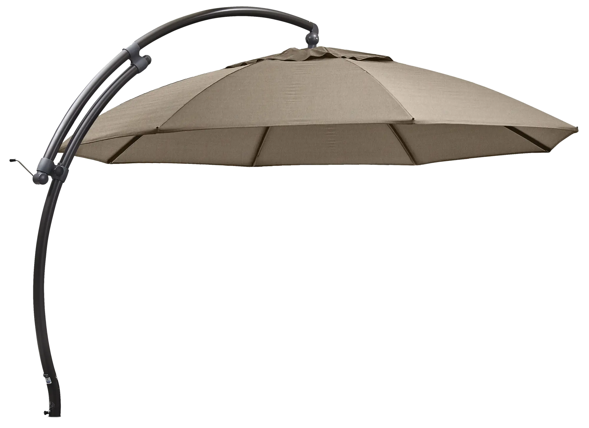 Parasol ogrodowy okrągły Easy Sun 375x305 cm beżowy Sun Garden