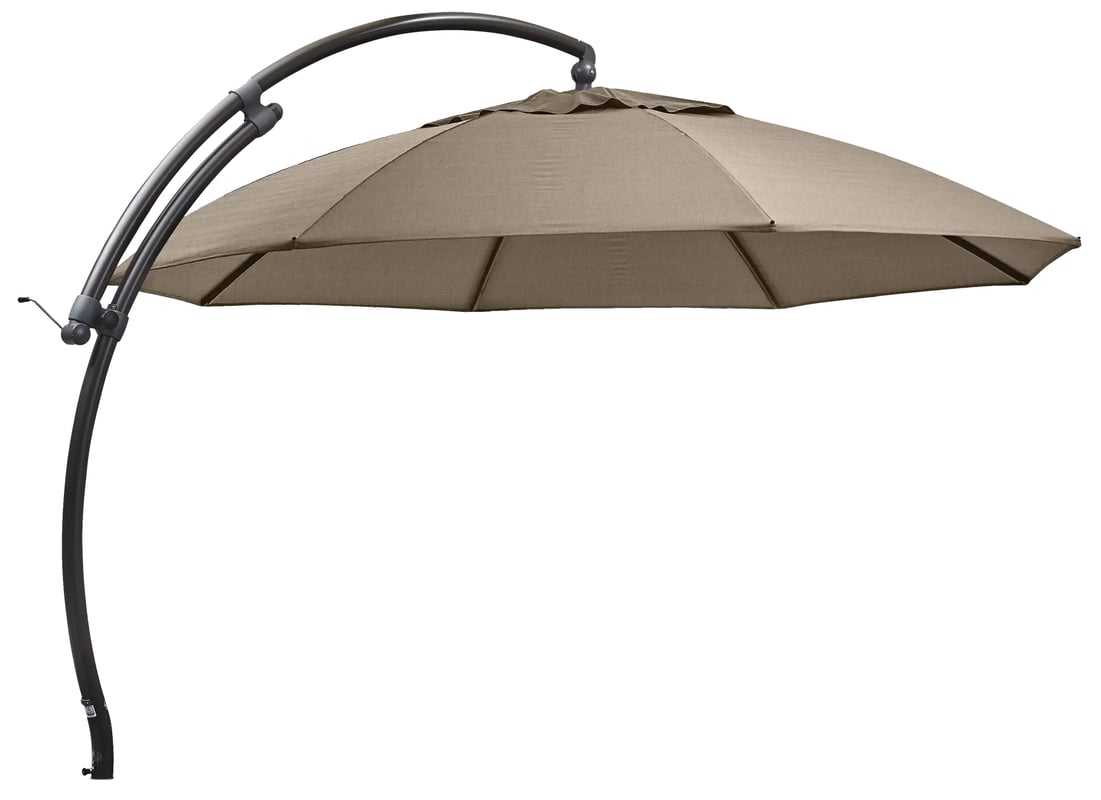 Parasol ogrodowy okrągły Easy Sun 375x305 cm beżowy Sun Garden