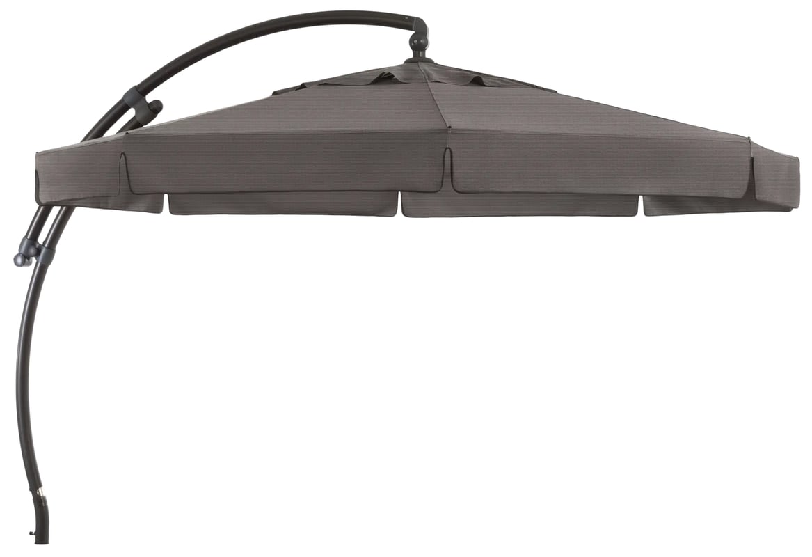 Parasol ogrodowy okrągły Easy Sun 350x305 cm antracytowy Sun Garden