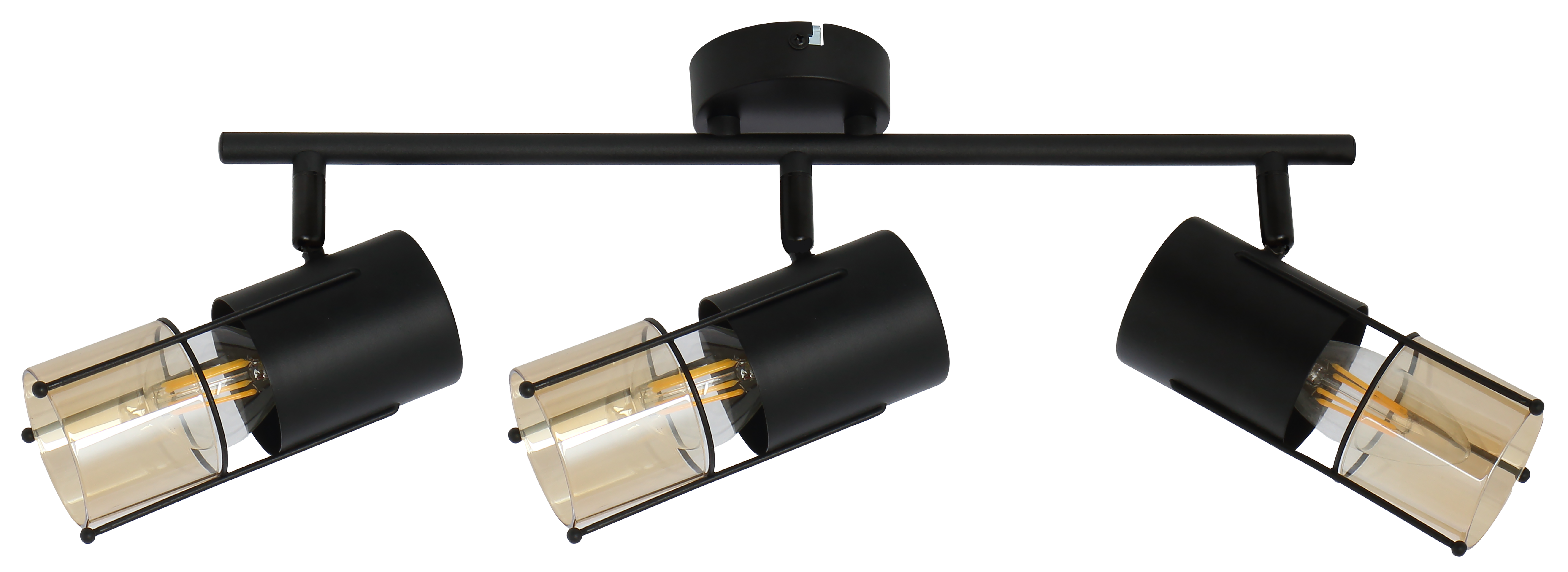 Listwa reflektorowa Scottie czarna 3 x E14 Reality