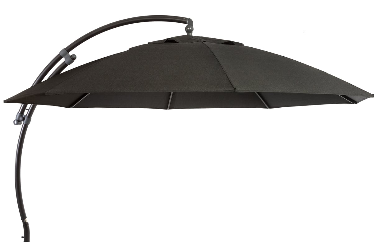 Parasol ogrodowy okrągły Easy Sun 375x305 cm antracytowy Sun Garden
