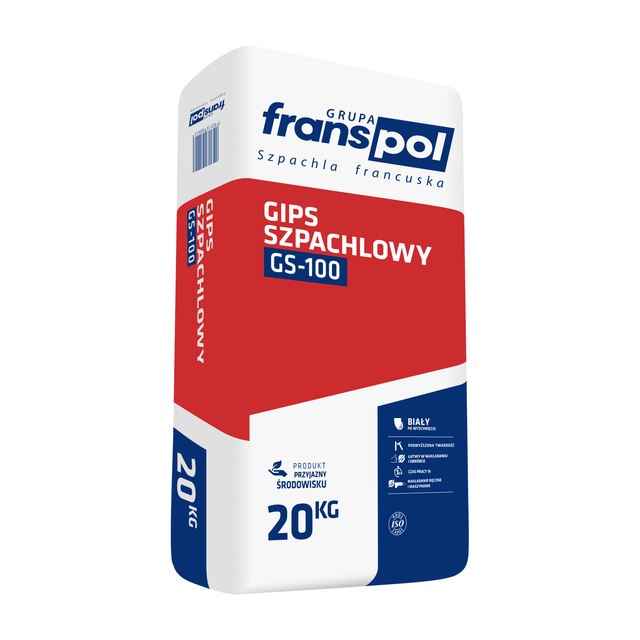 Gips szpachlowy GS-100 20 kg