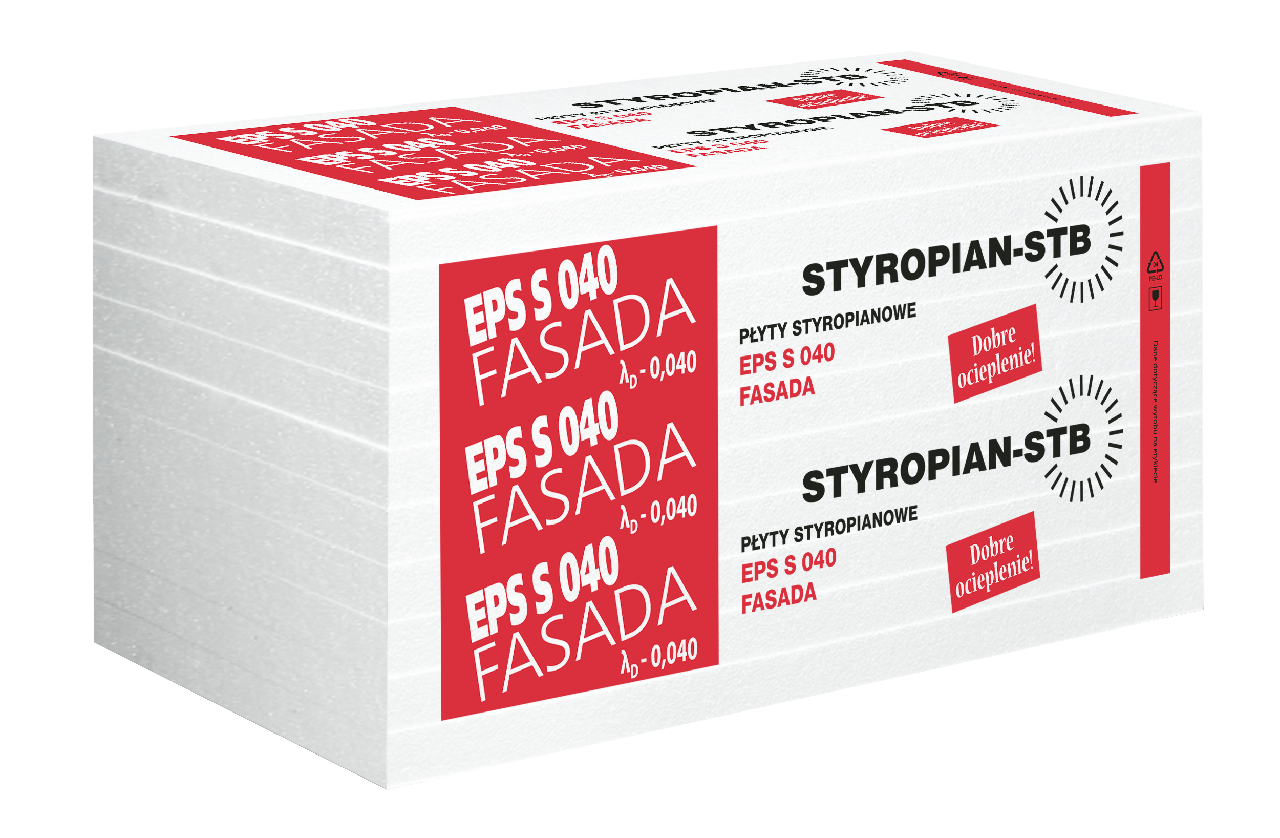 Poland product data sample: Styropian Fasada EPS 040 200 mm 1.5 m2 STB