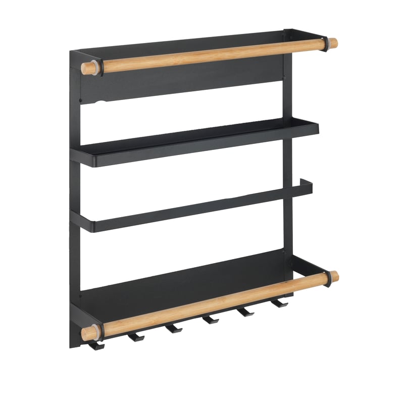 Magnetyczny organizer na przyprawy i akcesoria czarny WENKO