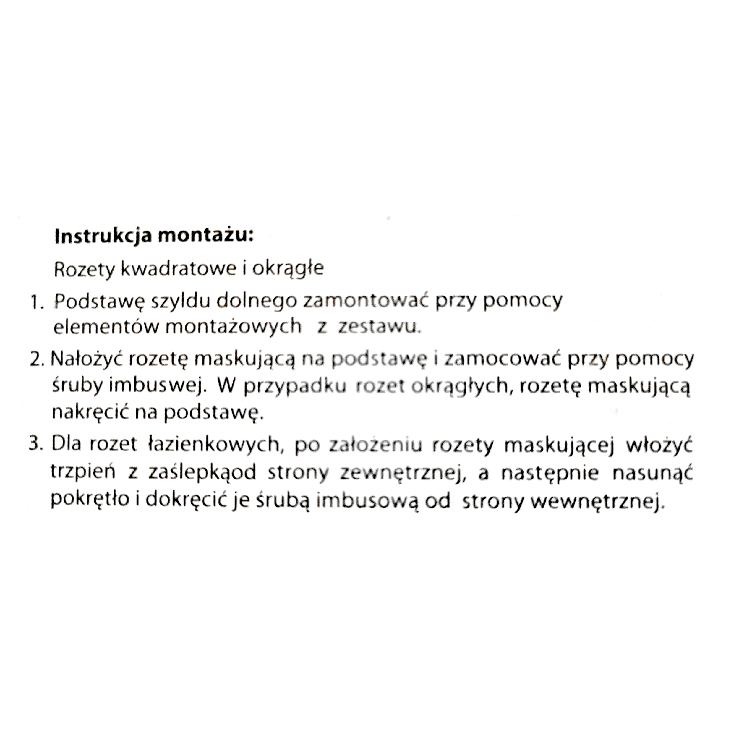 Rozeta podklamkowa pod klucz Lucy okrągła czarna Schaffner - 2