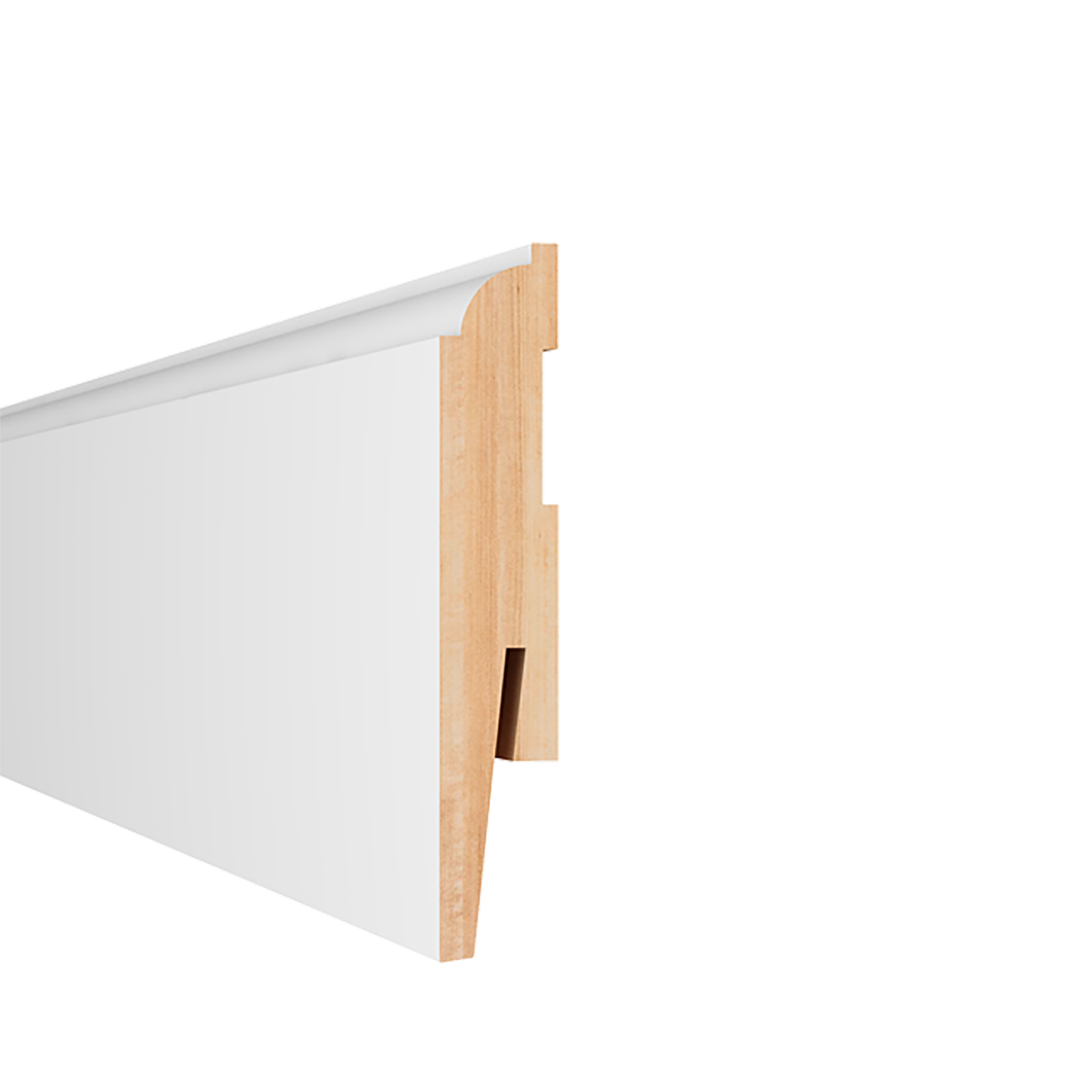 Listwa przypodłogowa MDF biała MP 0901 9 cm Arbiton - Leroy Merlin