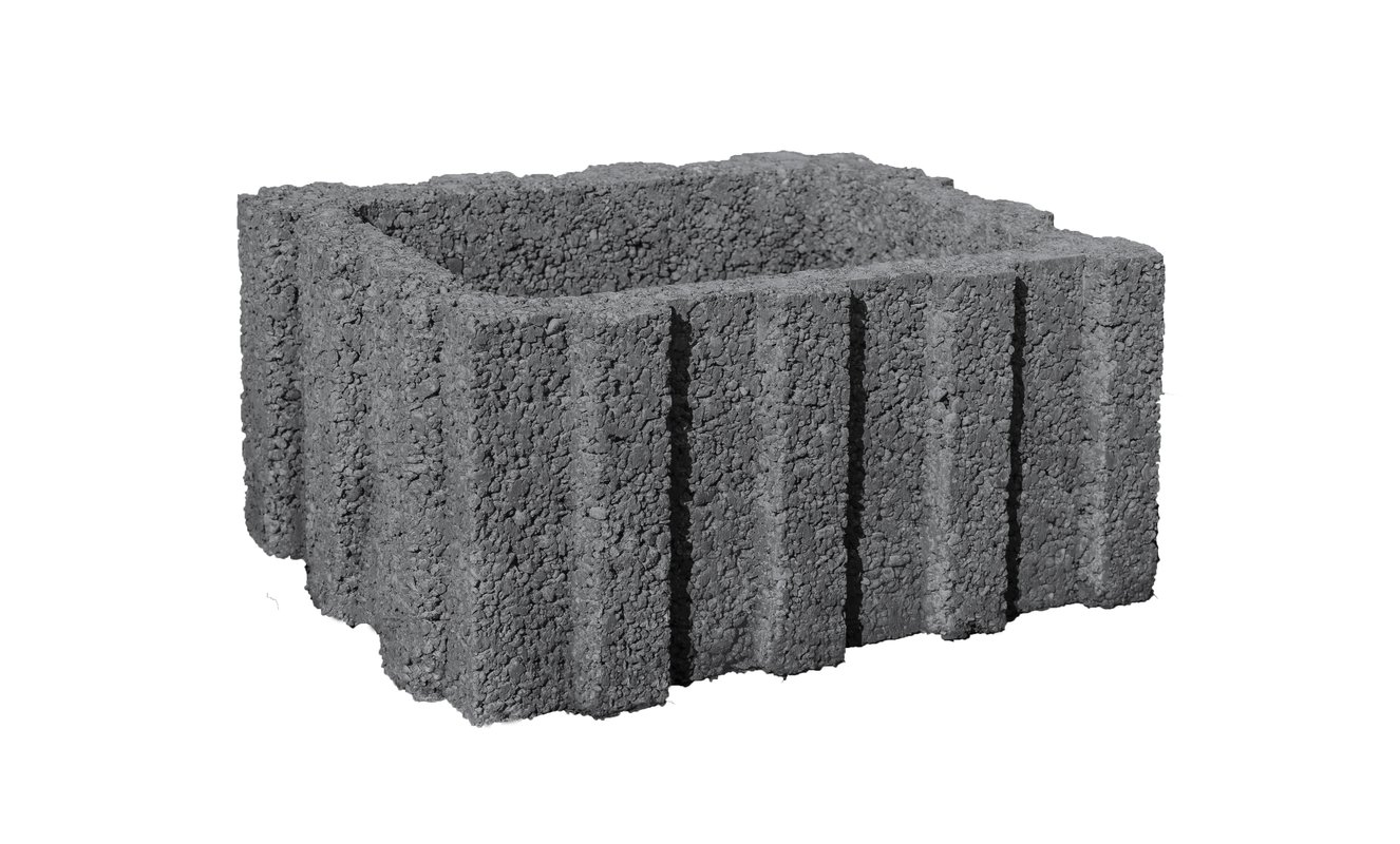 Gazon betonowy Lego grafit 40x30x20 cm Bruk-Bet