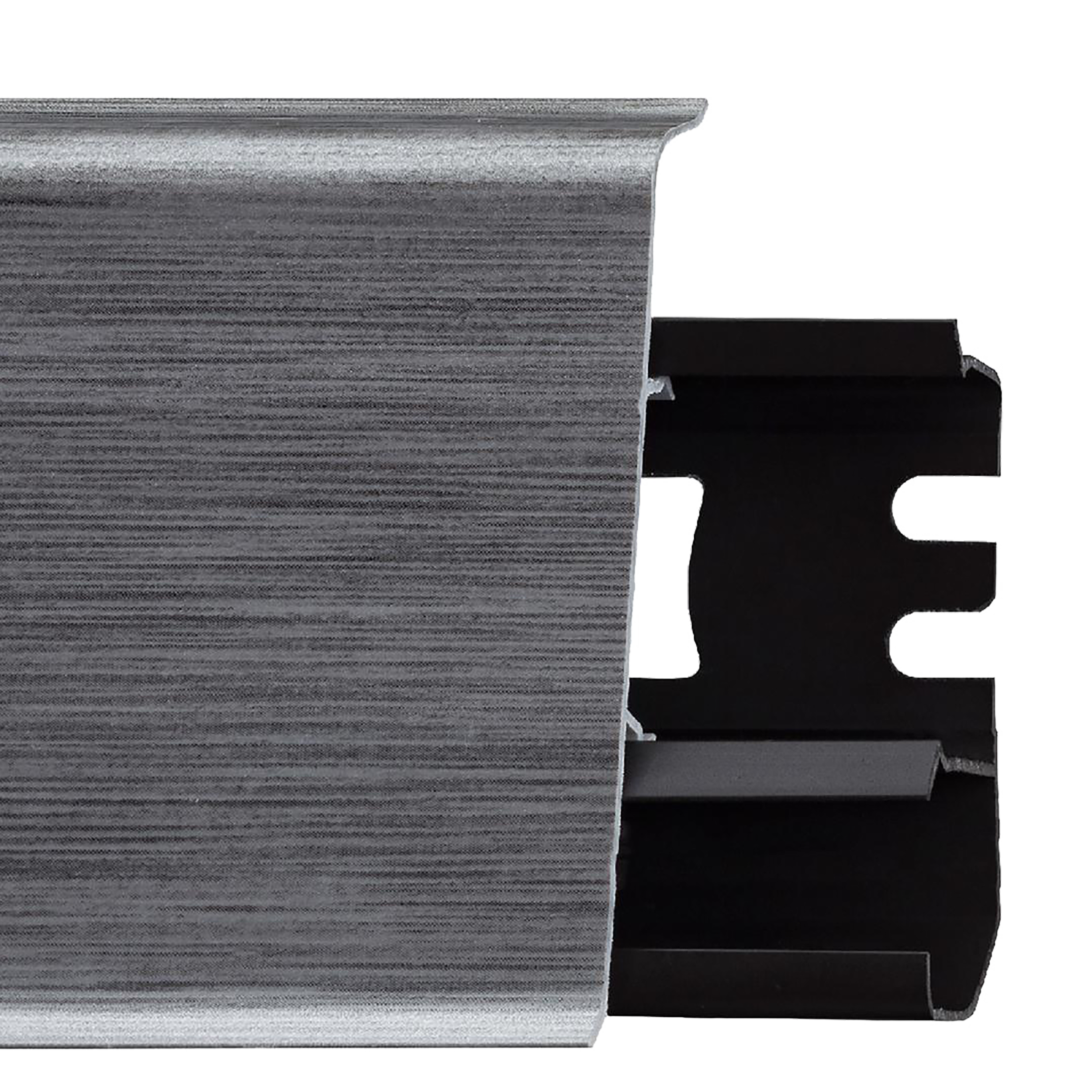 Listwa przypodłogowa PCV Aluminium Indo 70 mm Arbiton