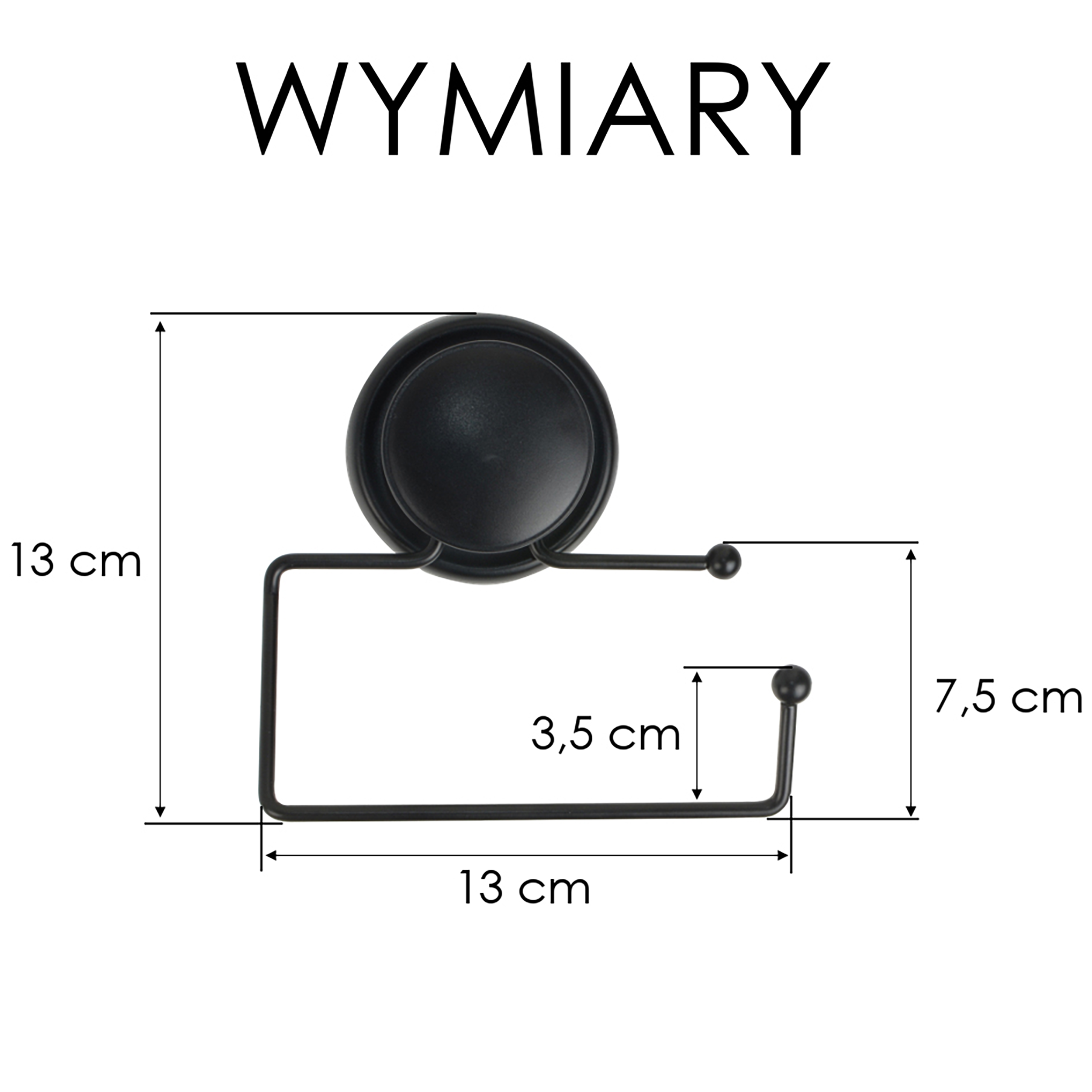 Uchwyt ścienny na papier toaletowy Gavi Center Plus - 5