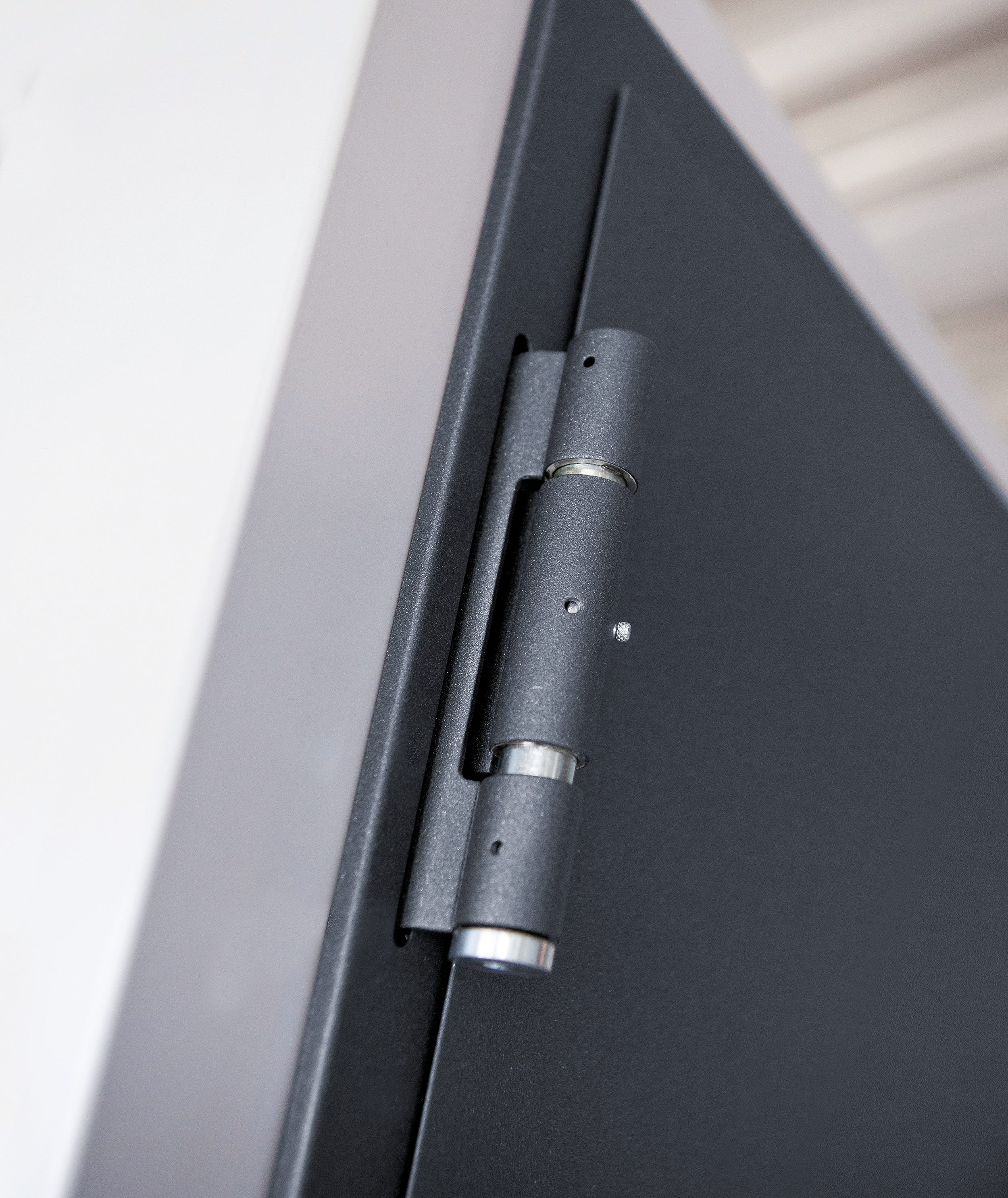 Drzwi przeciwpożarowe wewnętrzne EI30 antracytowe RAL 7016 90 lewe Wiśniowski - 3