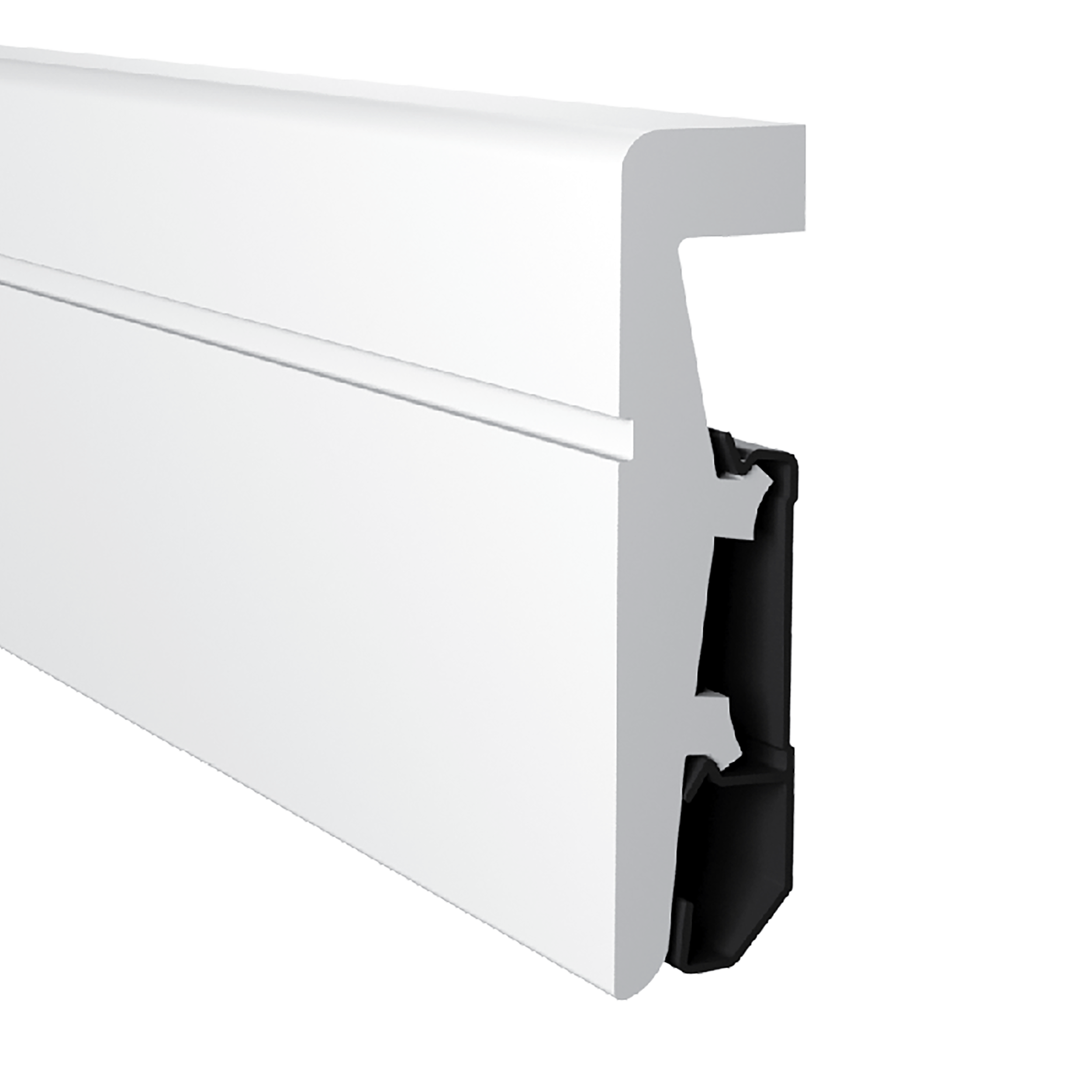 Listwa przypodłogowa HDPS Vega P0811 biała 80 mm Arbiton