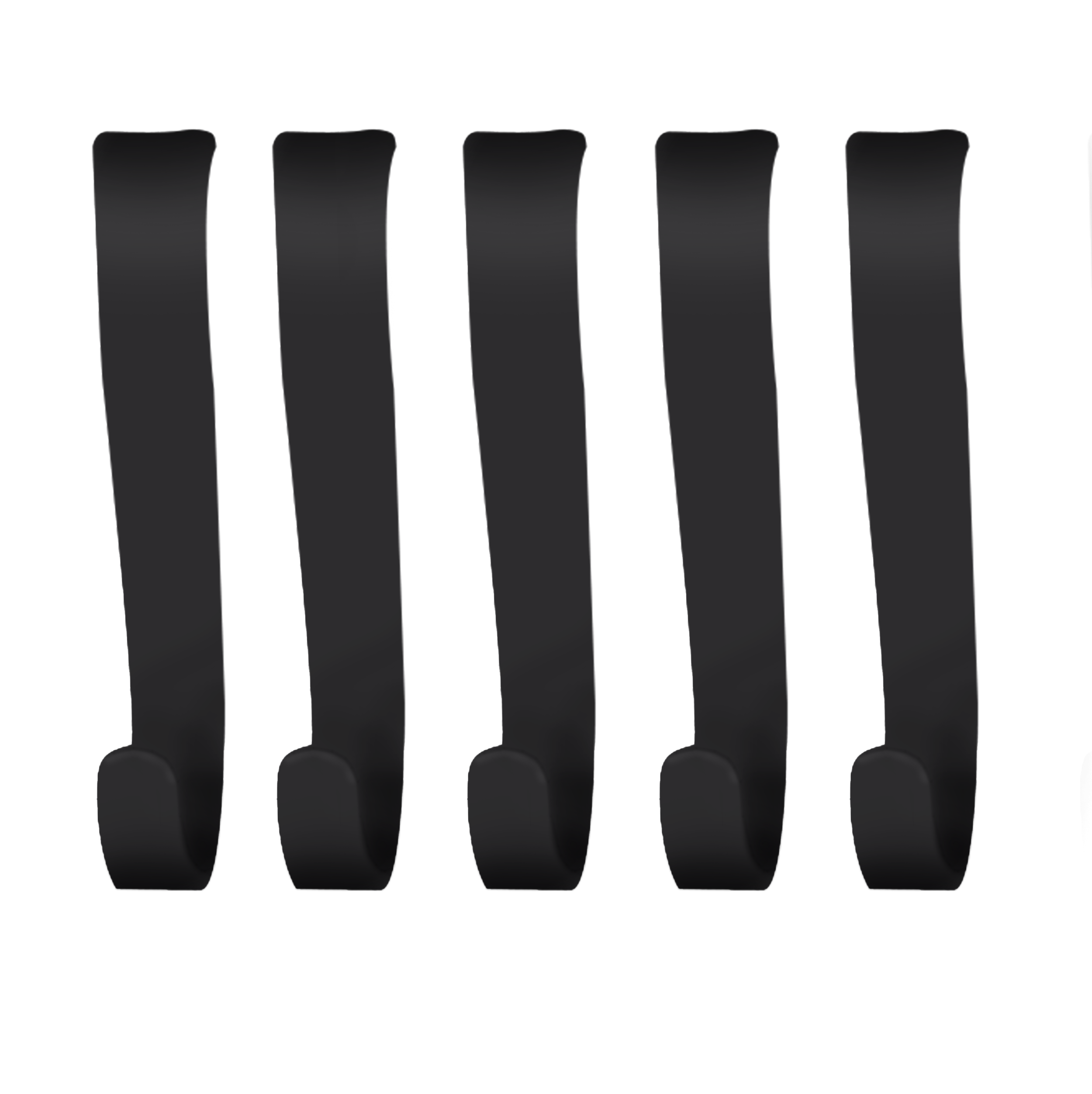 Zestaw haczyków na reling EKH710A czarny 5 szt. Kuchinox