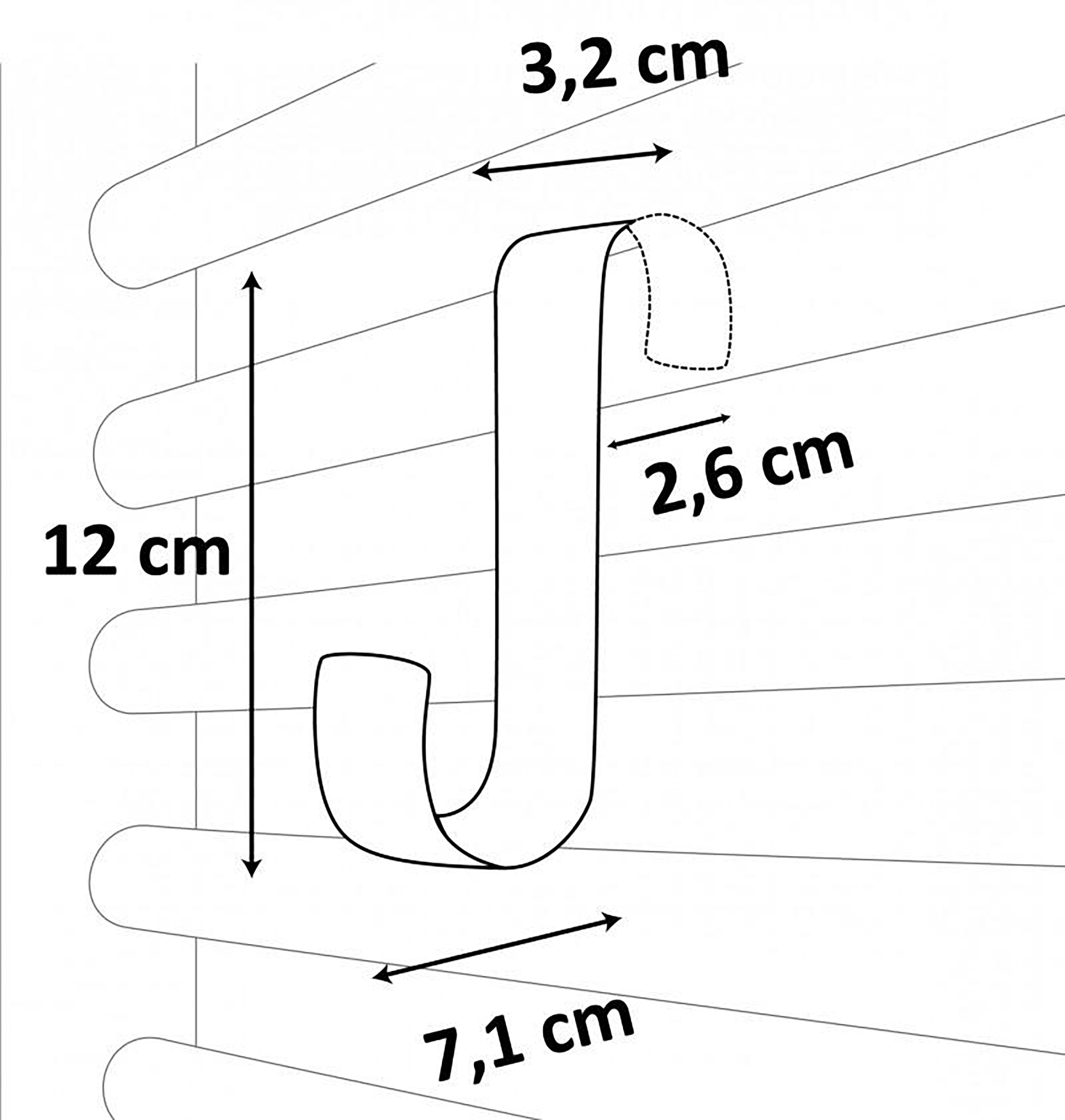 Haczyk łazienkowy Neo Center Plus - 3