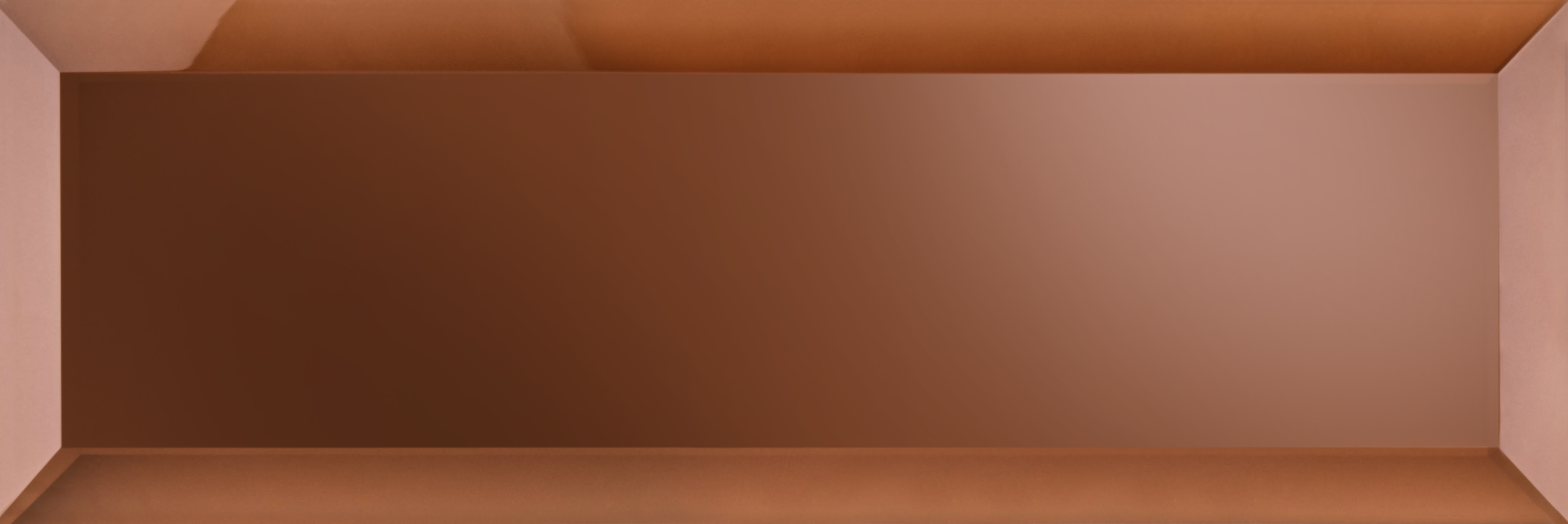 Dekor Metro Brick Mirror Copper 9.8x29.8 Euroceramika