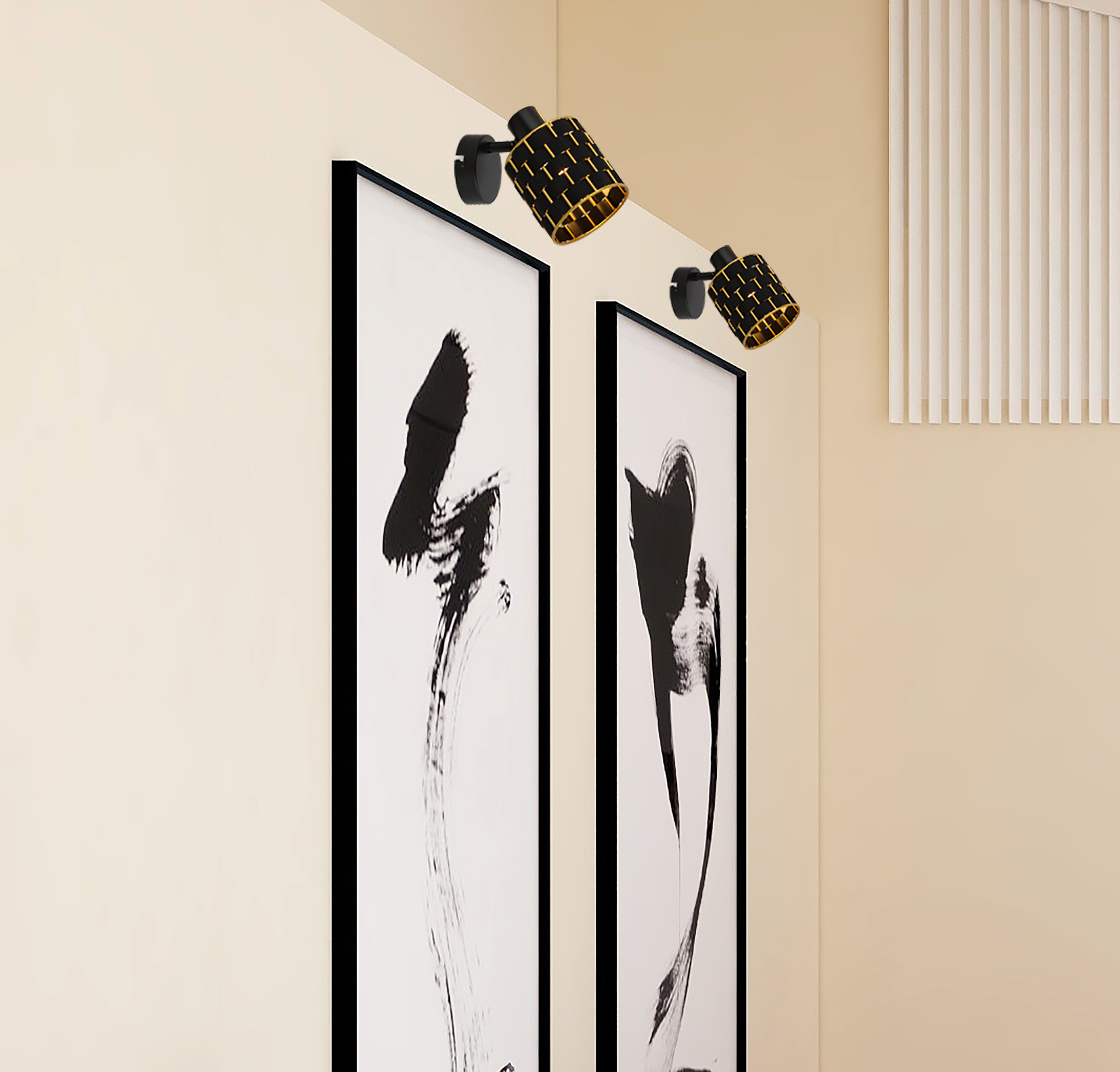 Reflektor Thiago czarny E14 Reality - 2